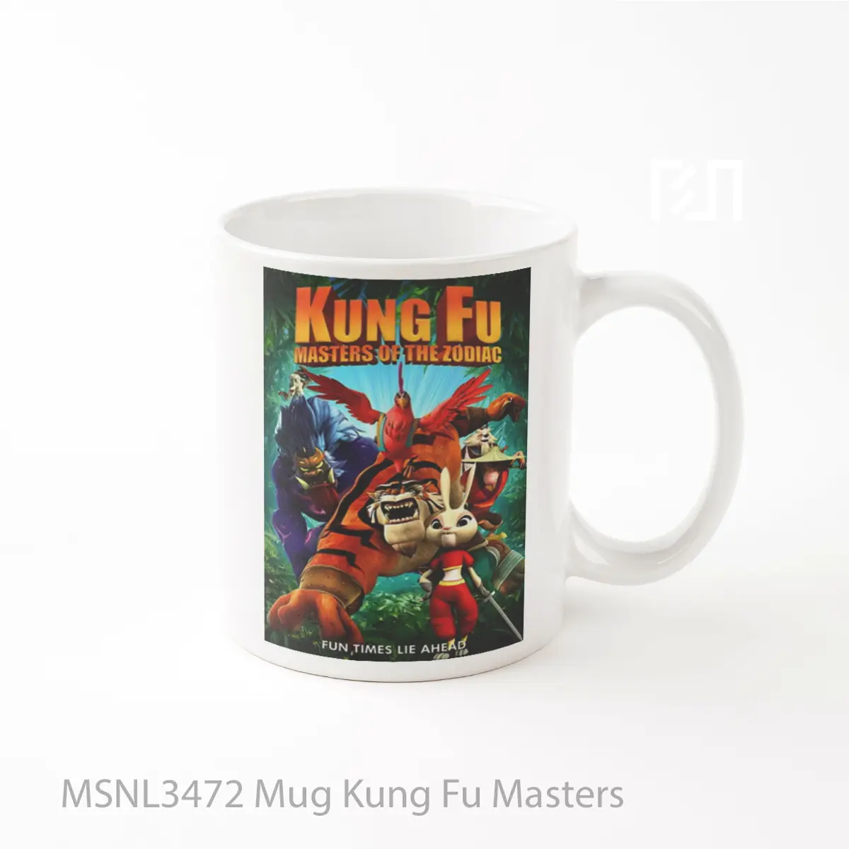 Mug Kung Fu Masters Gelas Keramik Tema Film MSNL3472