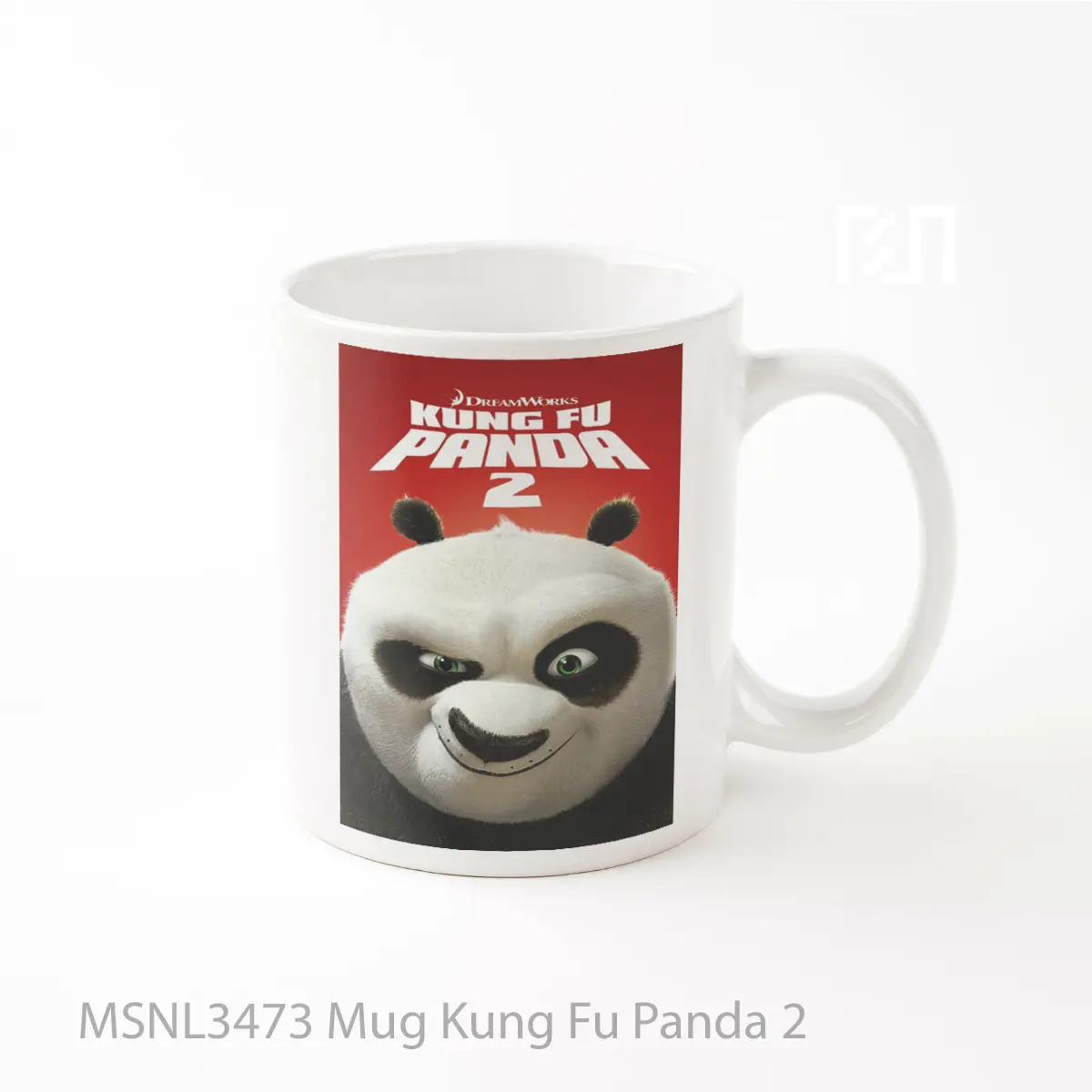Mug Kung Fu Panda 2 Gelas Keramik Tema Film MSNL3473