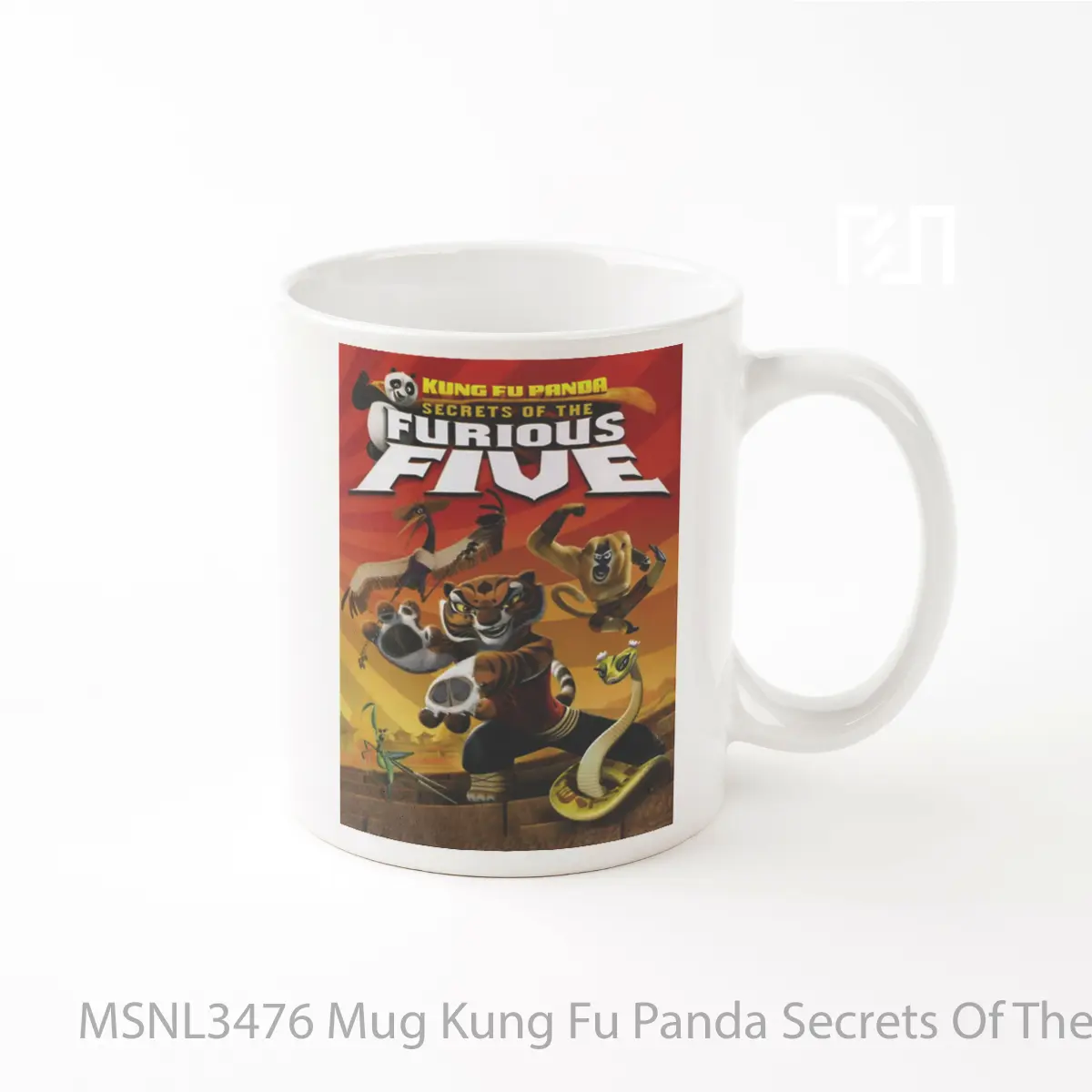 Mug Kung Fu Panda Secrets Of The Furious Five Gelas Keramik Tema Film MSNL3476
