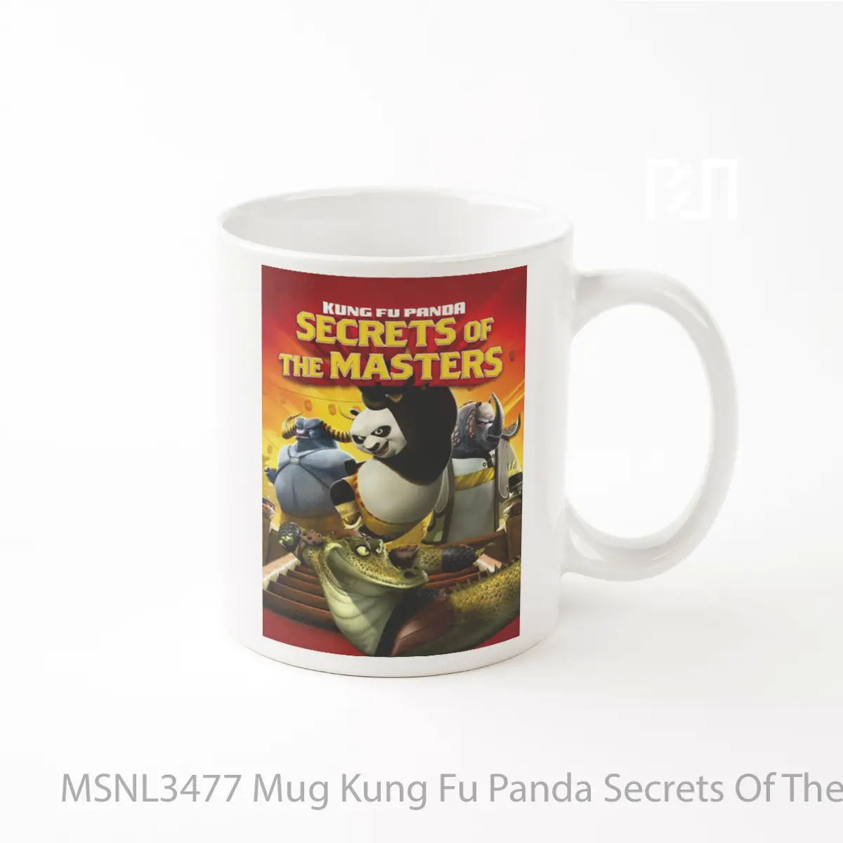 Mug Kung Fu Panda Secrets Of The Masters Gelas Keramik Tema Film MSNL3477