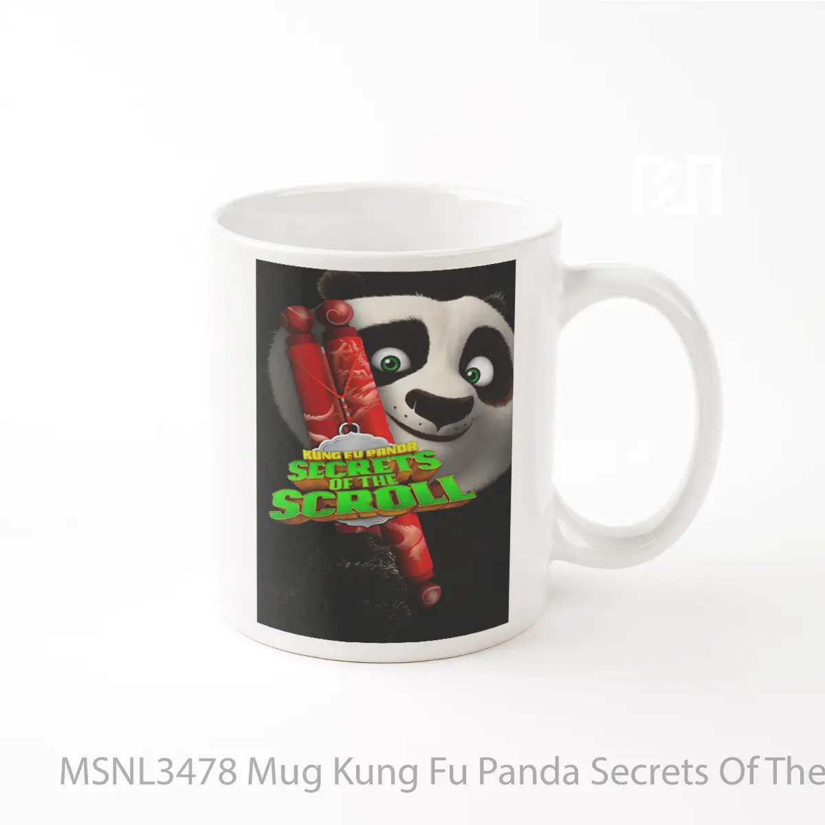 Mug Kung Fu Panda Secrets Of The Scroll Gelas Keramik Tema Film MSNL3478