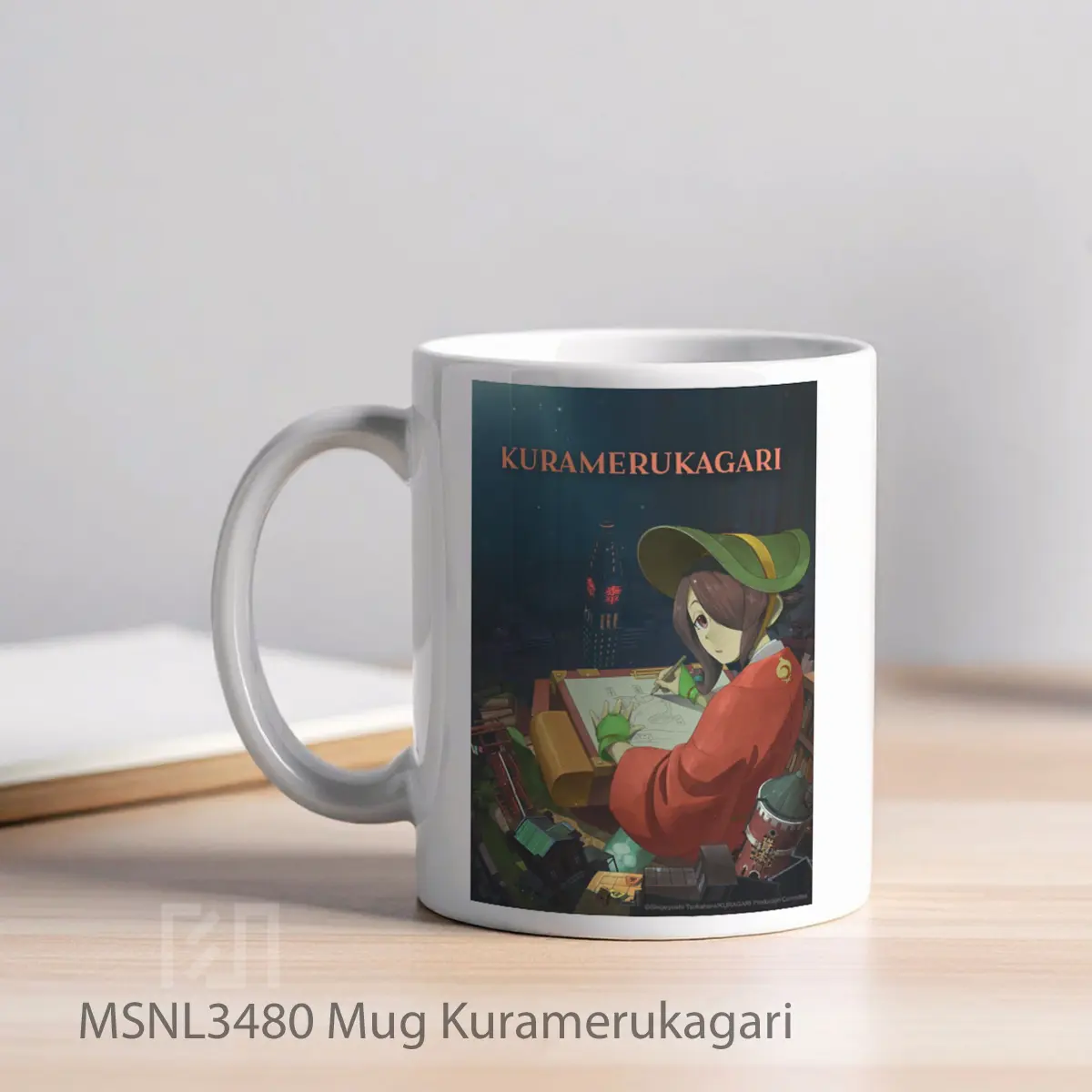 Mug Kuramerukagari Gelas Keramik Tema Film MSNL3480 - Tampak Kiri