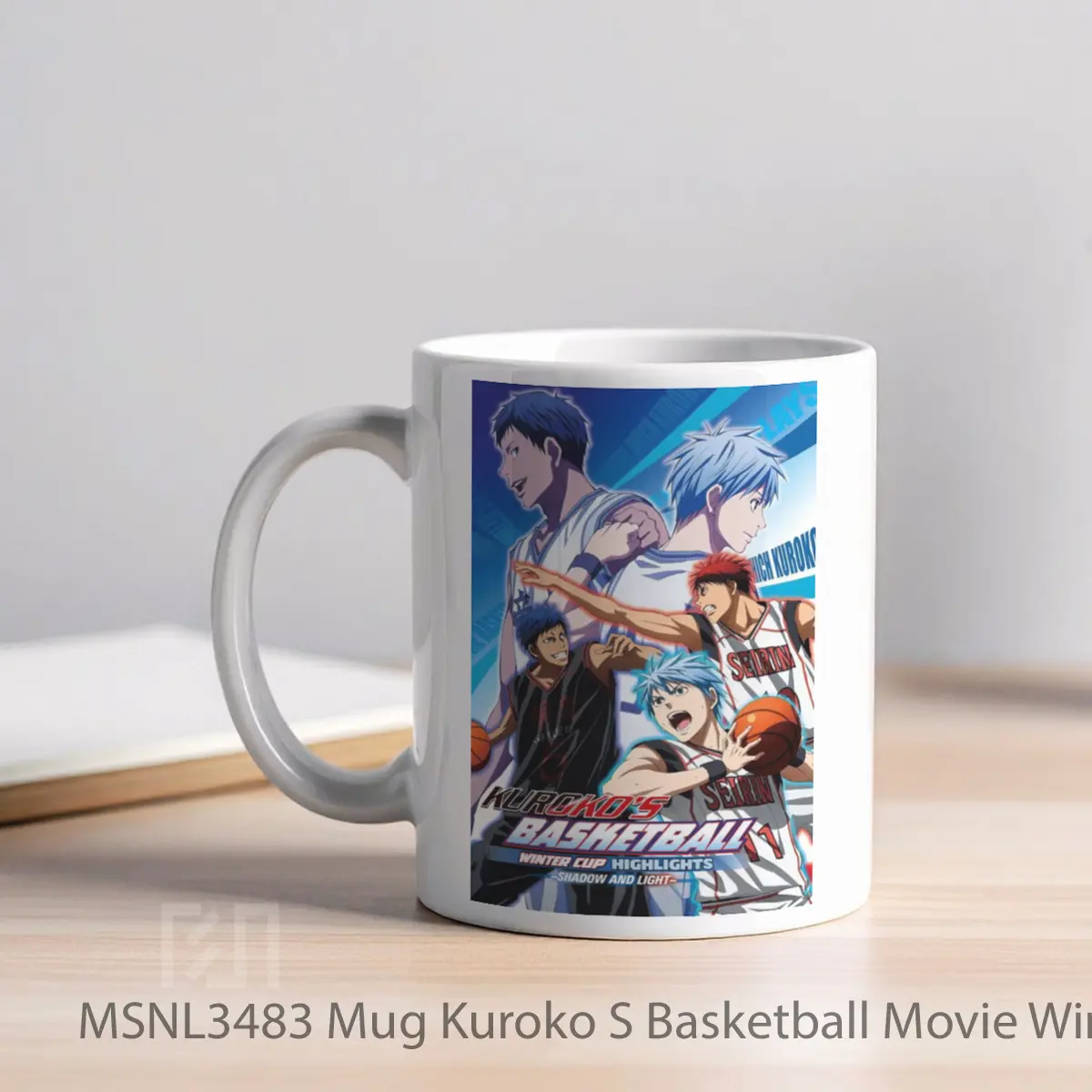 Mug Kuroko S Basketball Movie Winter Cup Shadow And Light Gelas Keramik Tema Film MSNL3483 - Tampak Kiri