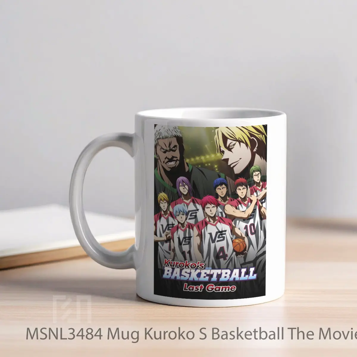 Mug Kuroko S Basketball The Movie Last Game Gelas Keramik Tema Film MSNL3484 - Tampak Kiri