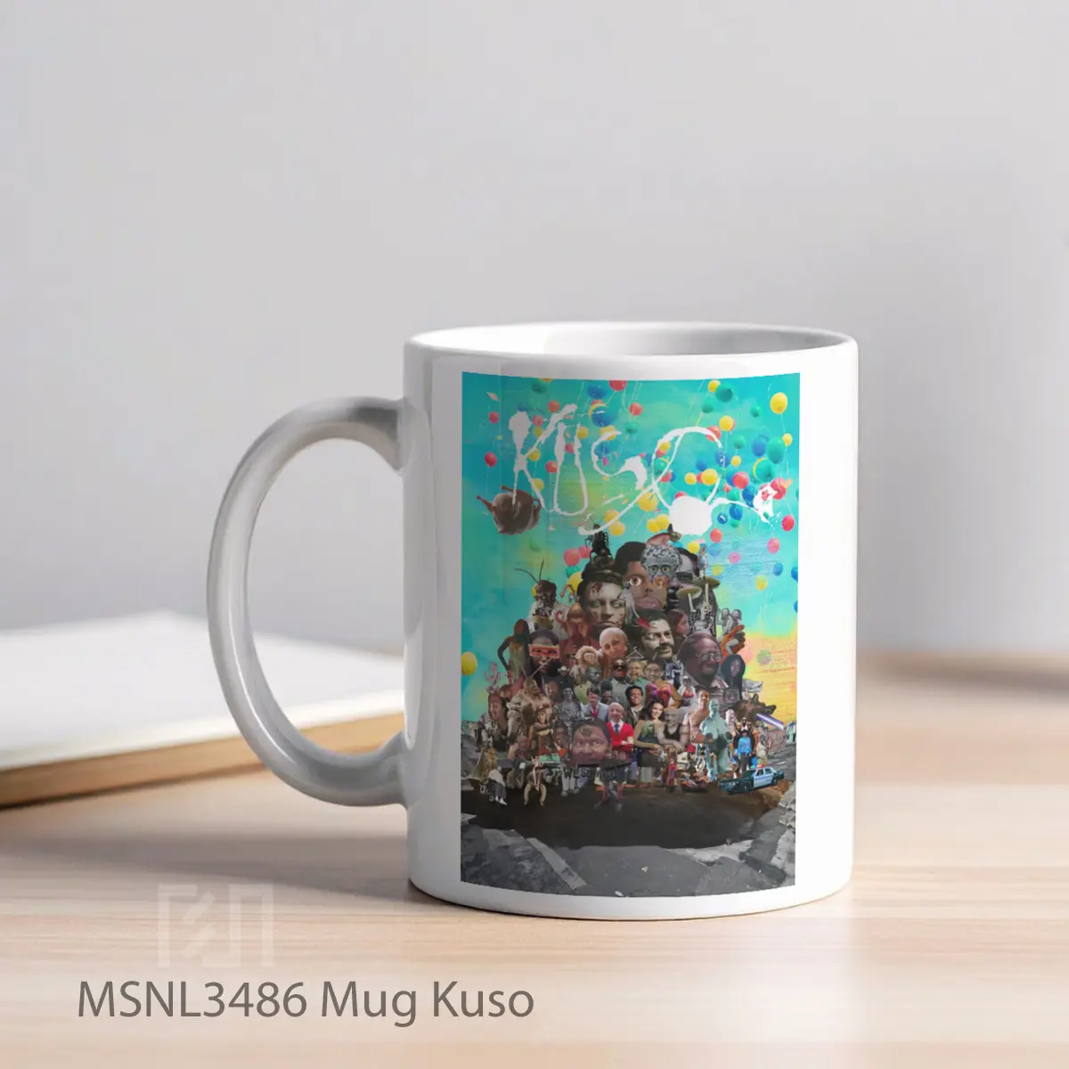 Mug Kuso Gelas Keramik Tema Film MSNL3486 - Tampak Kiri