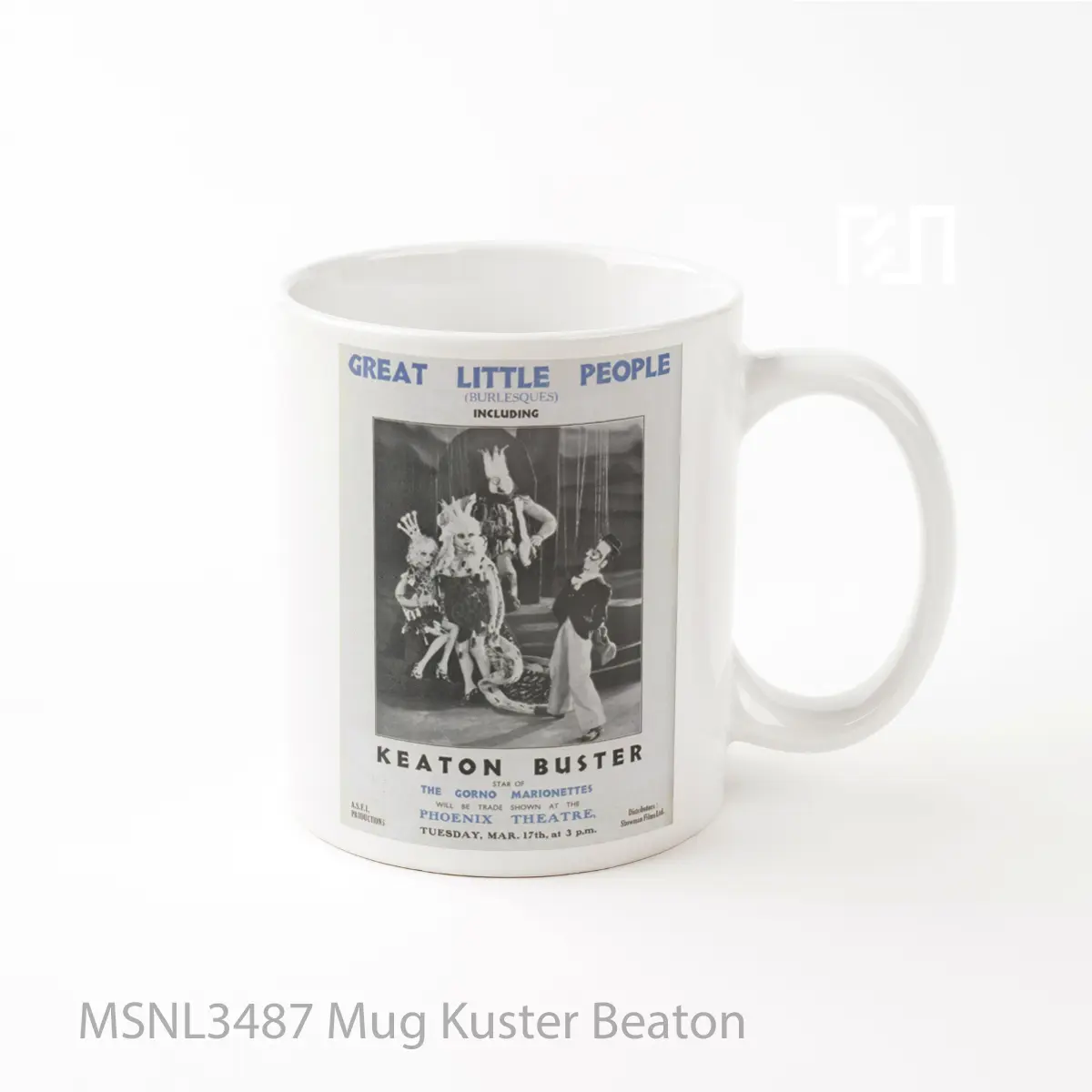 Mug Kuster Beaton Gelas Keramik Tema Film MSNL3487