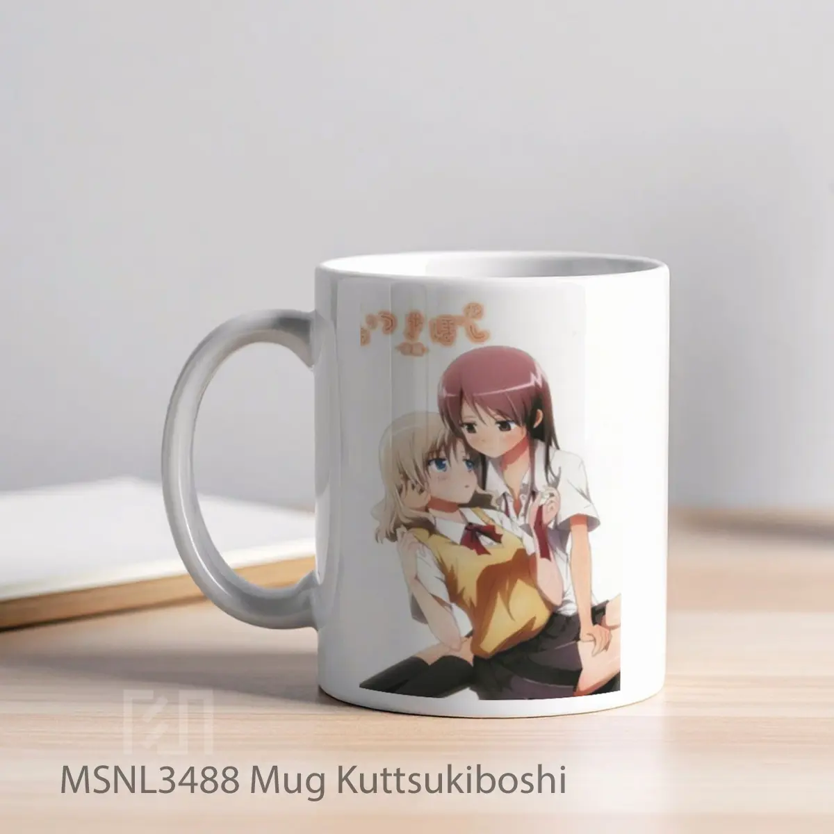 Mug Kuttsukiboshi Gelas Keramik Tema Film MSNL3488 - Tampak Kiri