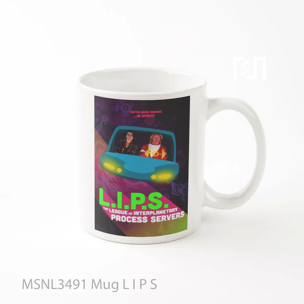 Mug L I P S Gelas Keramik Tema Film MSNL3491