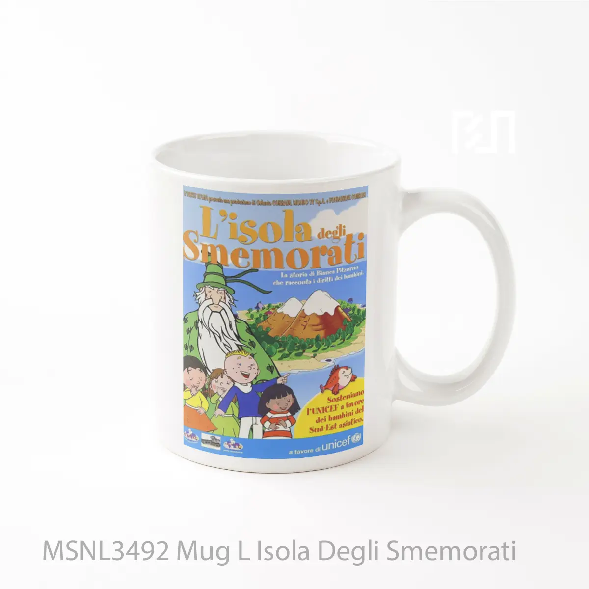 Mug L Isola Degli Smemorati Gelas Keramik Tema Film MSNL3492