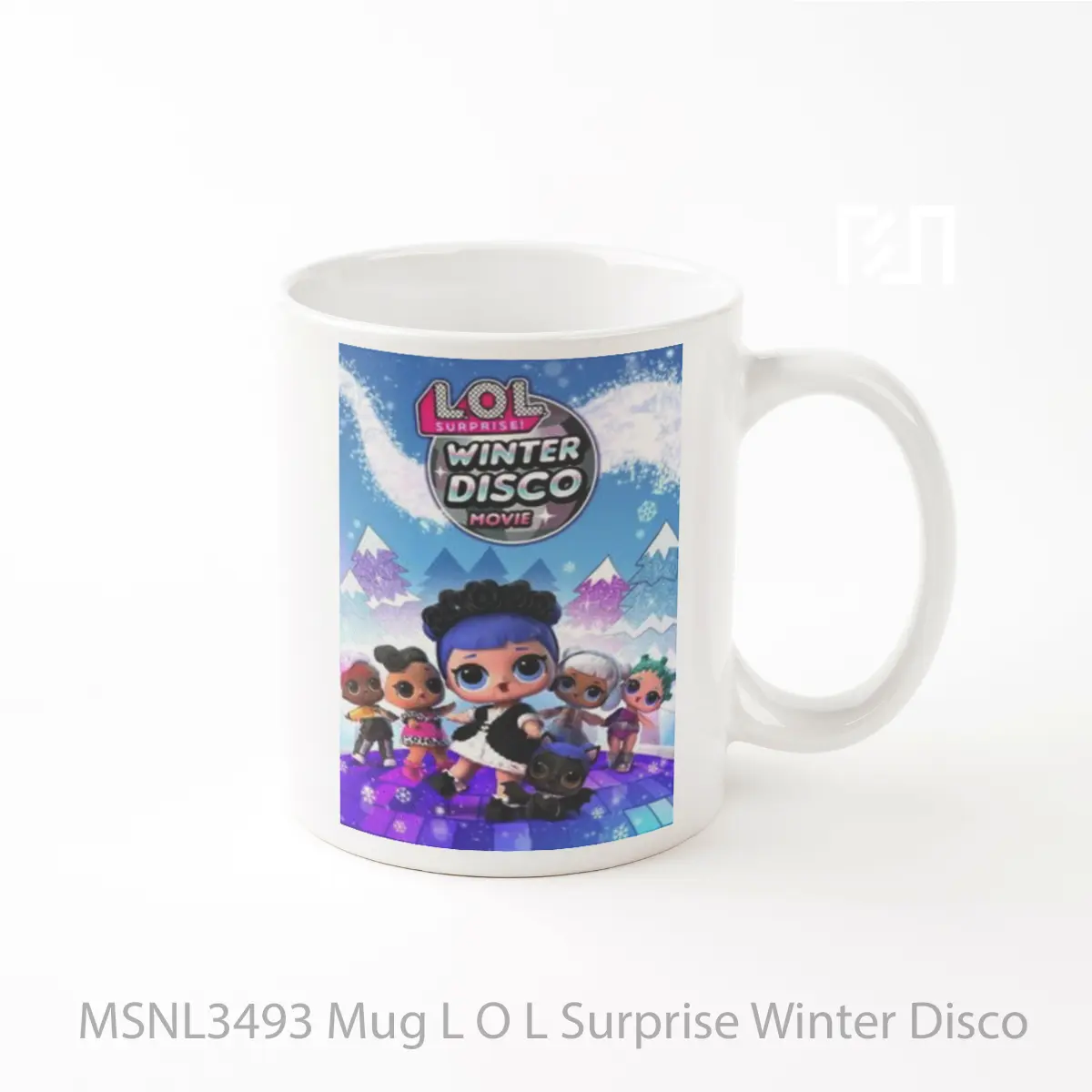 Mug L O L Surprise Winter Disco Gelas Keramik Tema Film MSNL3493