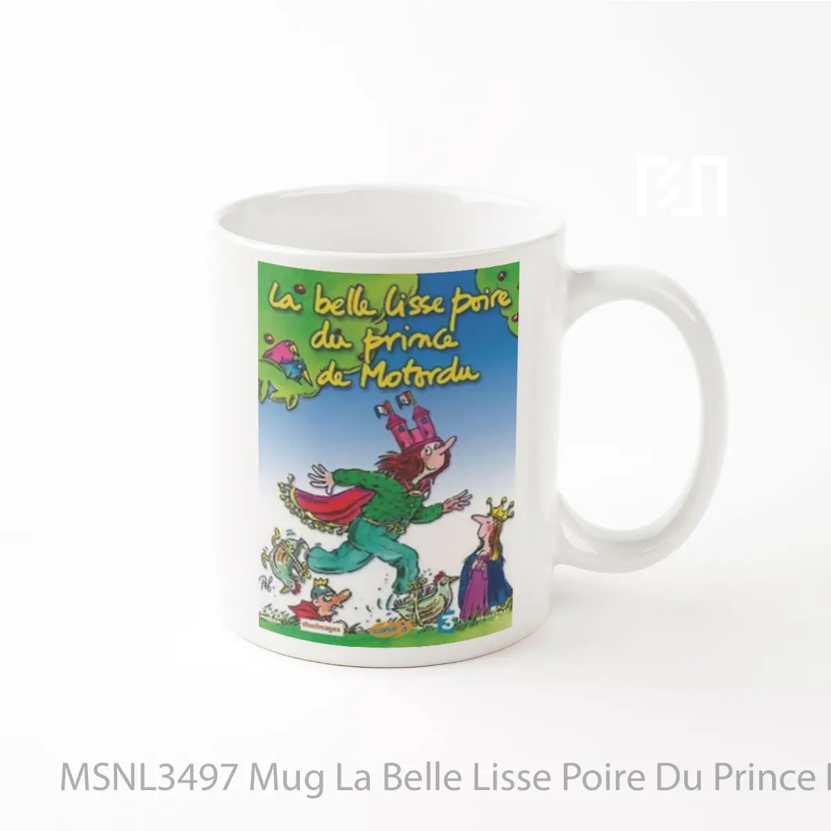 Mug La Belle Lisse Poire Du Prince De Motordu Gelas Keramik Tema Film MSNL3497