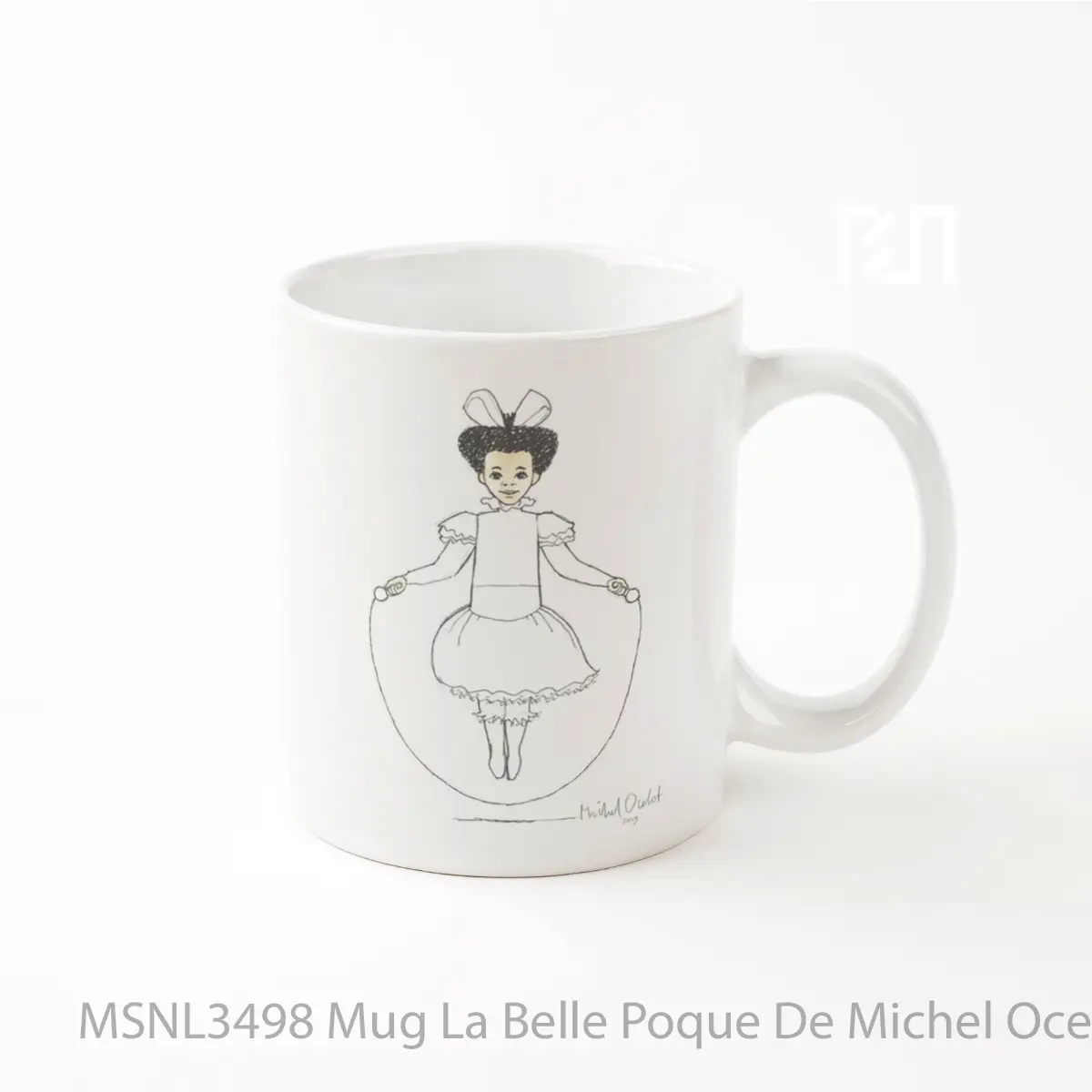 Mug La Belle Poque De Michel Ocelot Gelas Keramik Tema Film MSNL3498