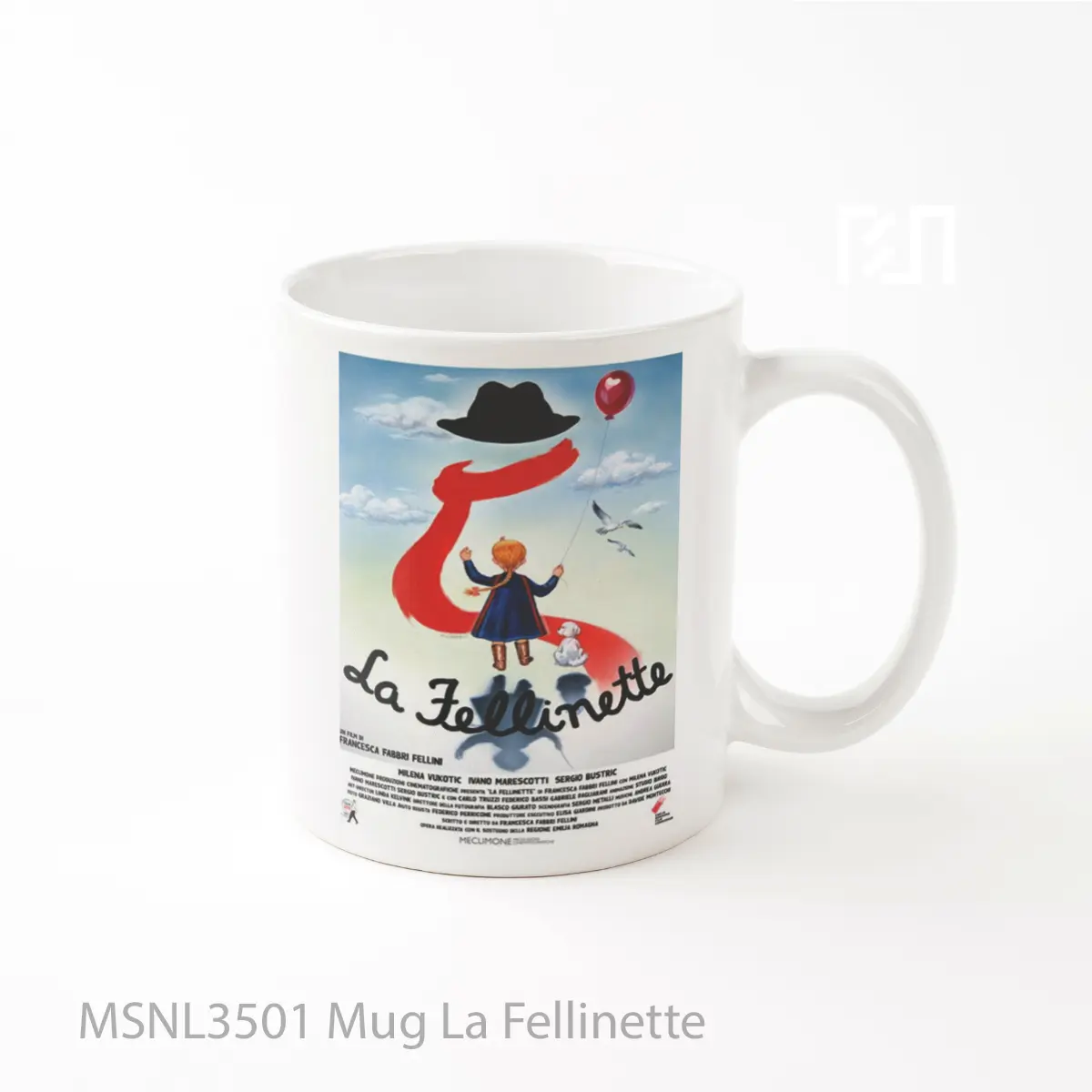 Mug La Fellinette Gelas Keramik Tema Film MSNL3501