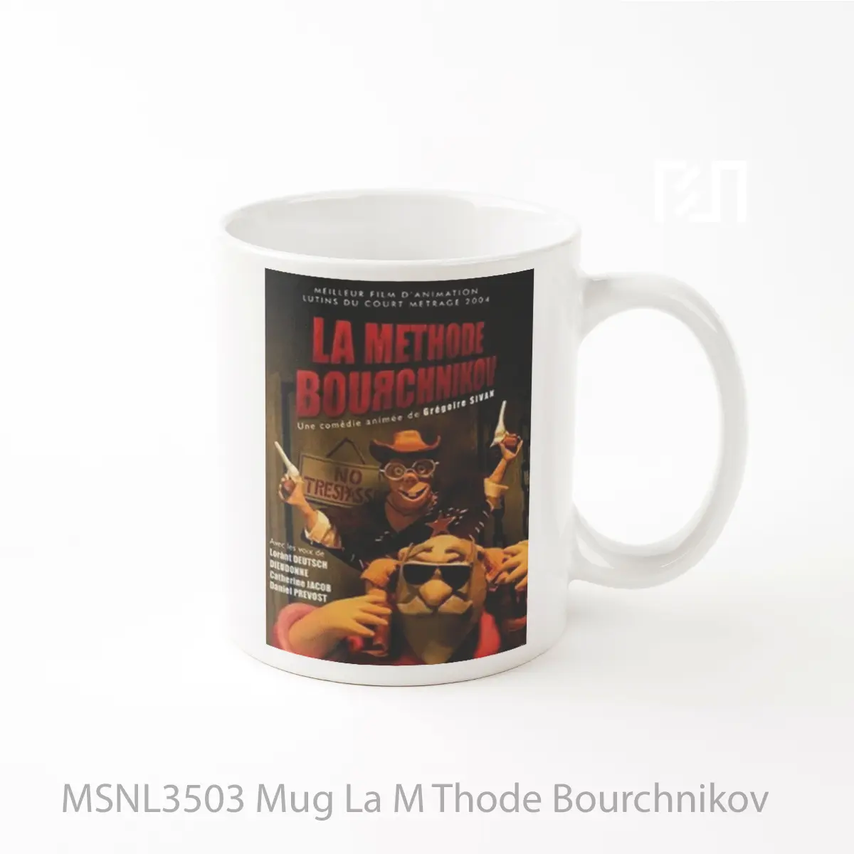 Mug La M Thode Bourchnikov Gelas Keramik Tema Film MSNL3503