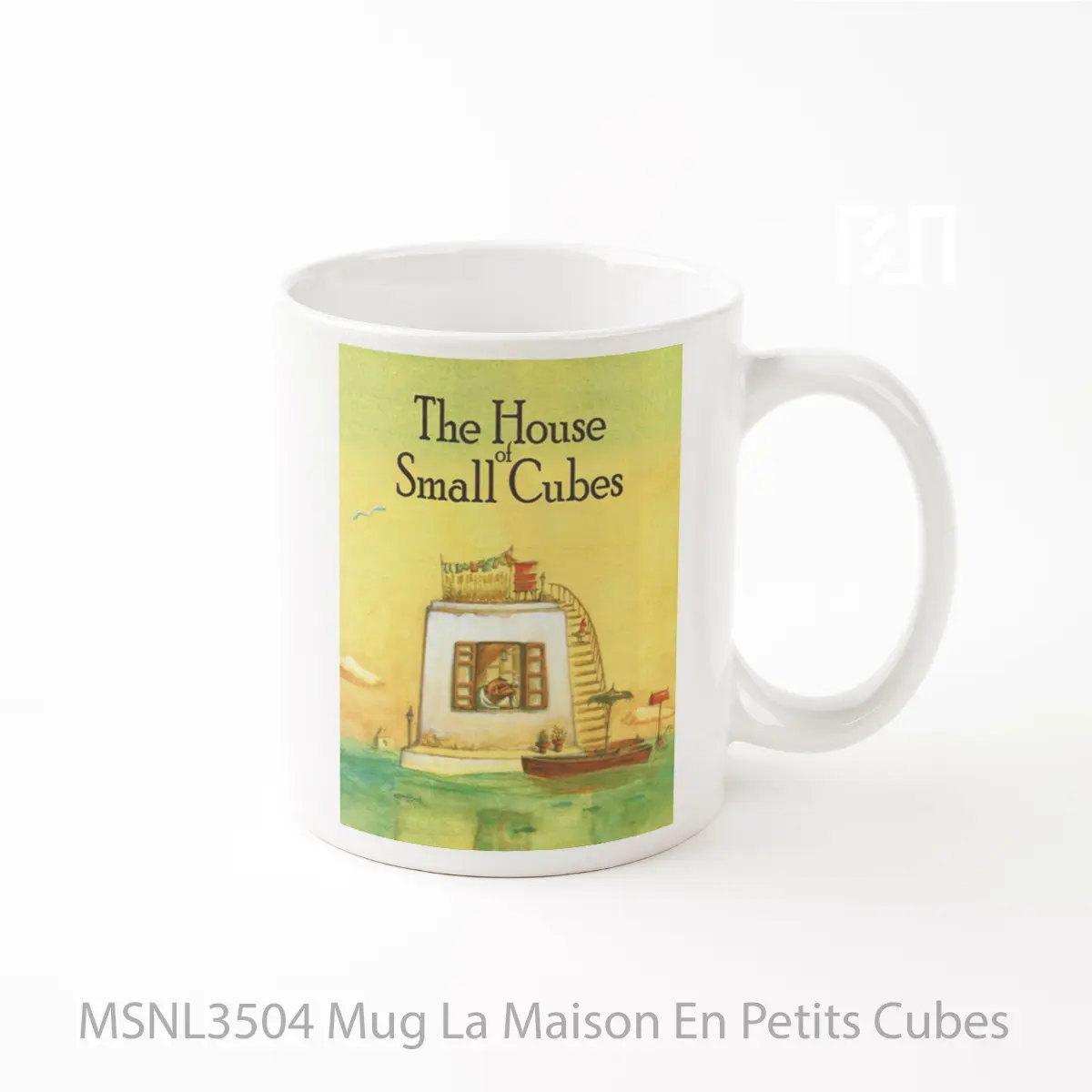 Mug La Maison En Petits Cubes Gelas Keramik Tema Film MSNL3504