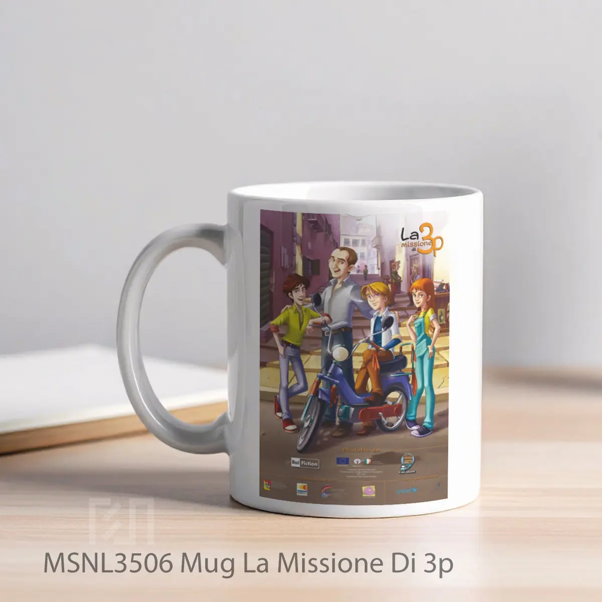 Mug La Missione Di 3p Gelas Keramik Tema Film MSNL3506 - Tampak Kiri