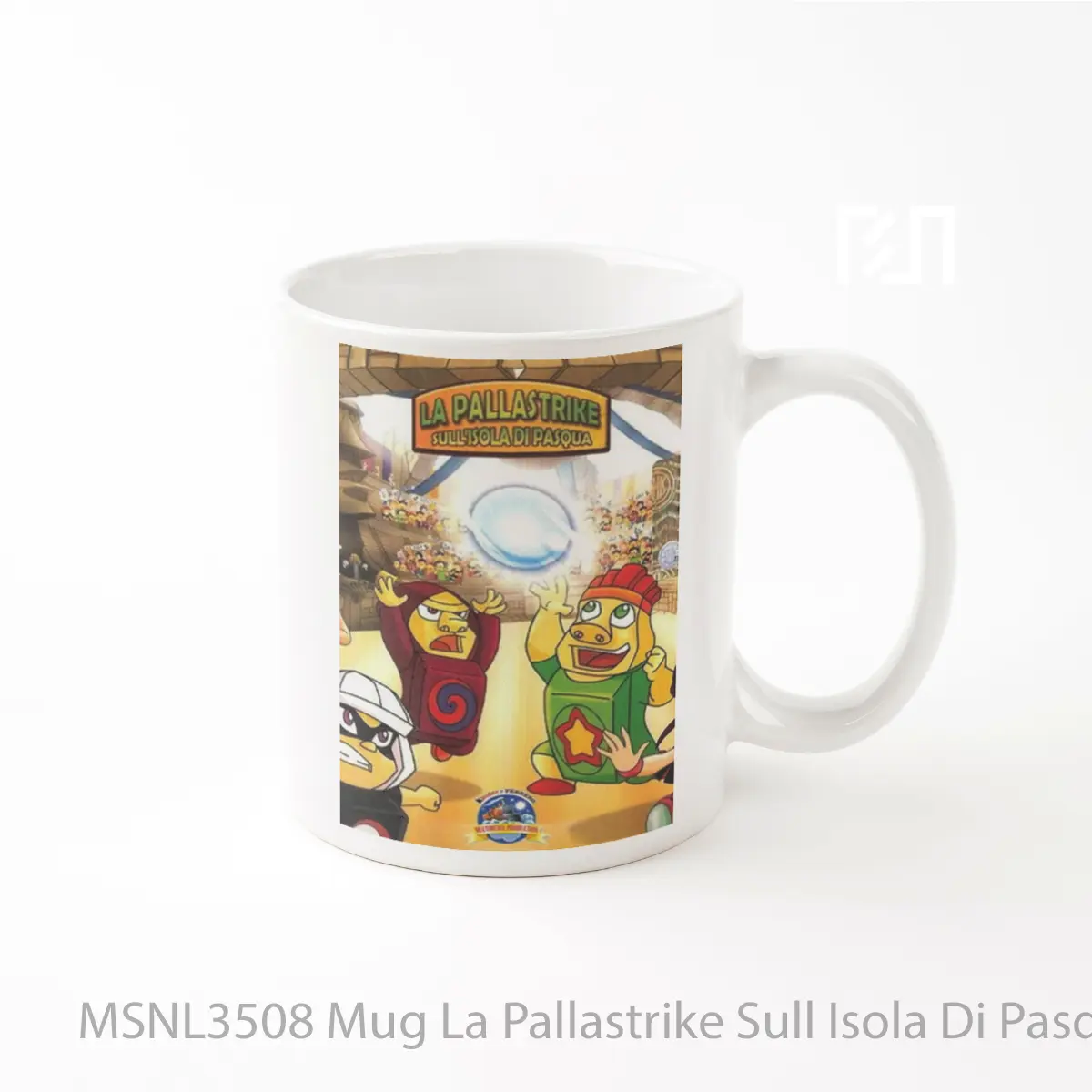 Mug La Pallastrike Sull Isola Di Pasqua Gelas Keramik Tema Film MSNL3508
