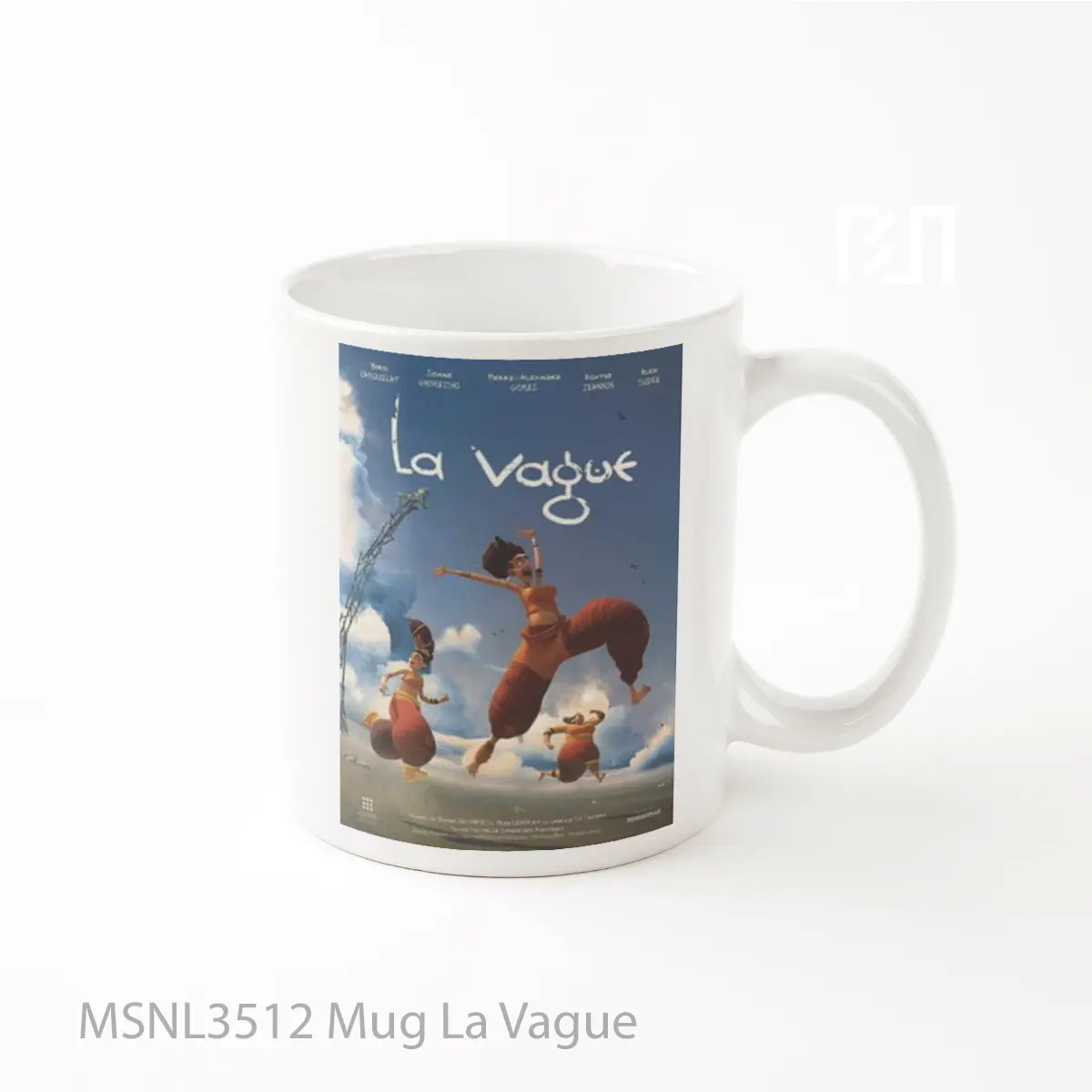 Mug La Vague Gelas Keramik Tema Film MSNL3512