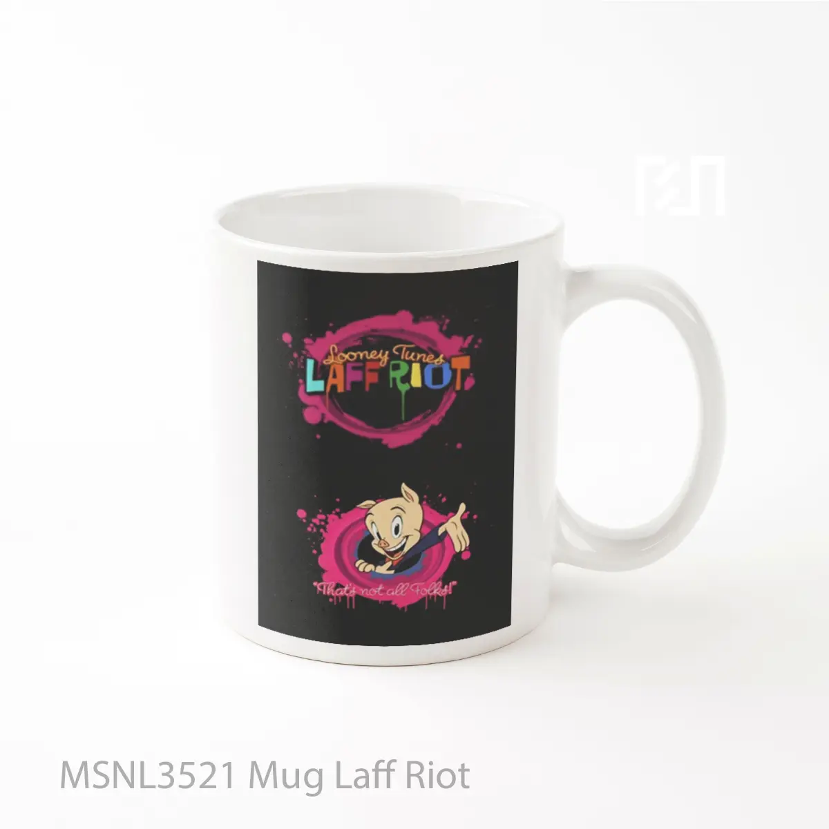 Mug Laff Riot Gelas Keramik Tema Film MSNL3521