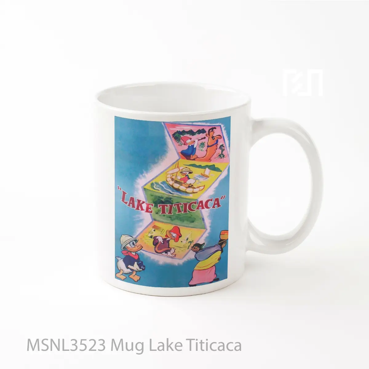 Mug Lake Titicaca Gelas Keramik Tema Film MSNL3523