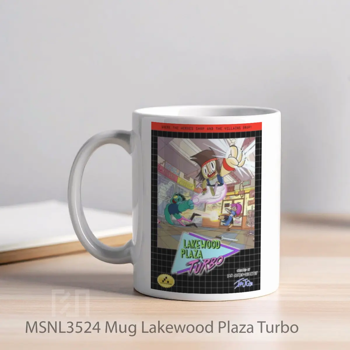 Mug Lakewood Plaza Turbo Gelas Keramik Tema Film MSNL3524 - Tampak Kiri
