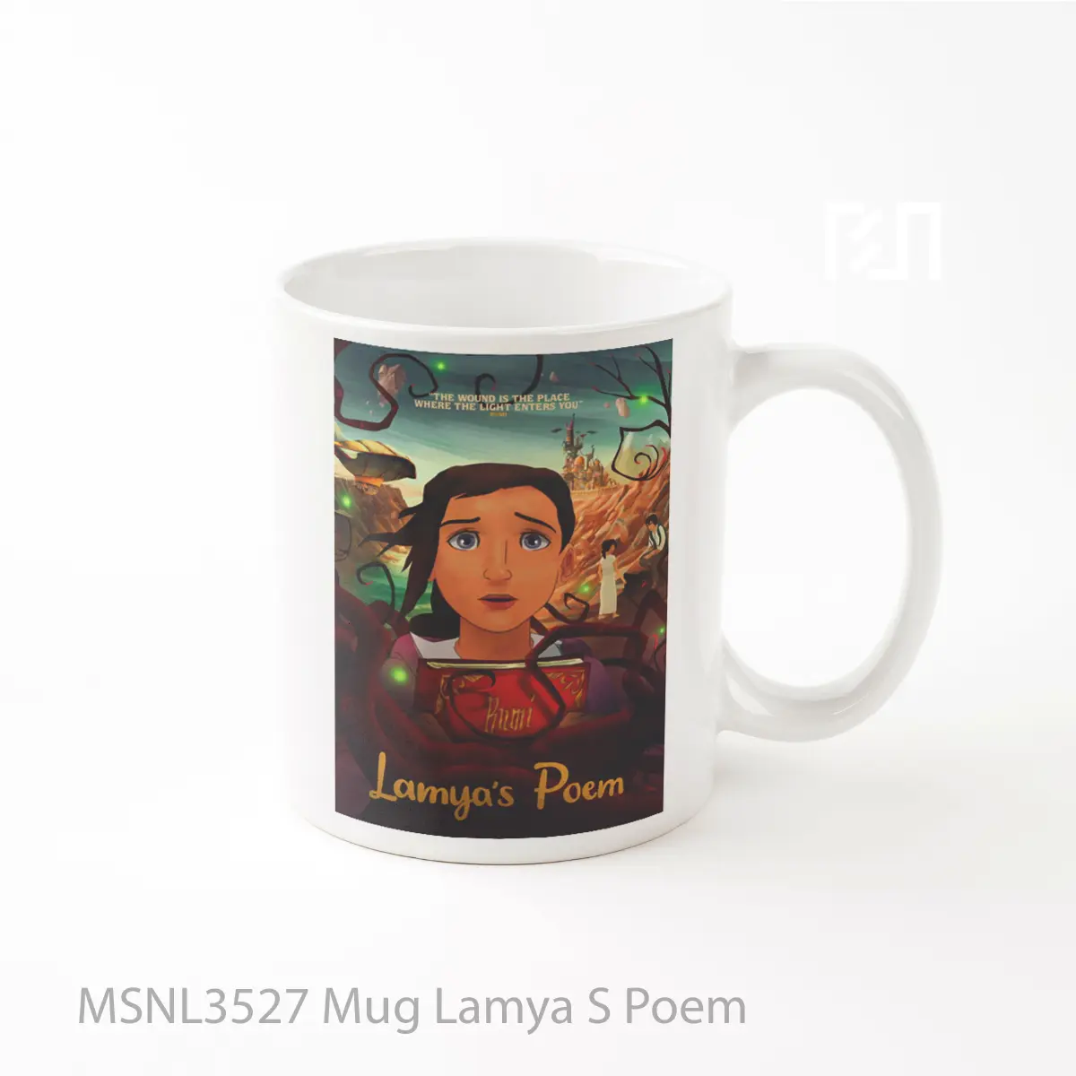 Mug Lamya S Poem Gelas Keramik Tema Film MSNL3527
