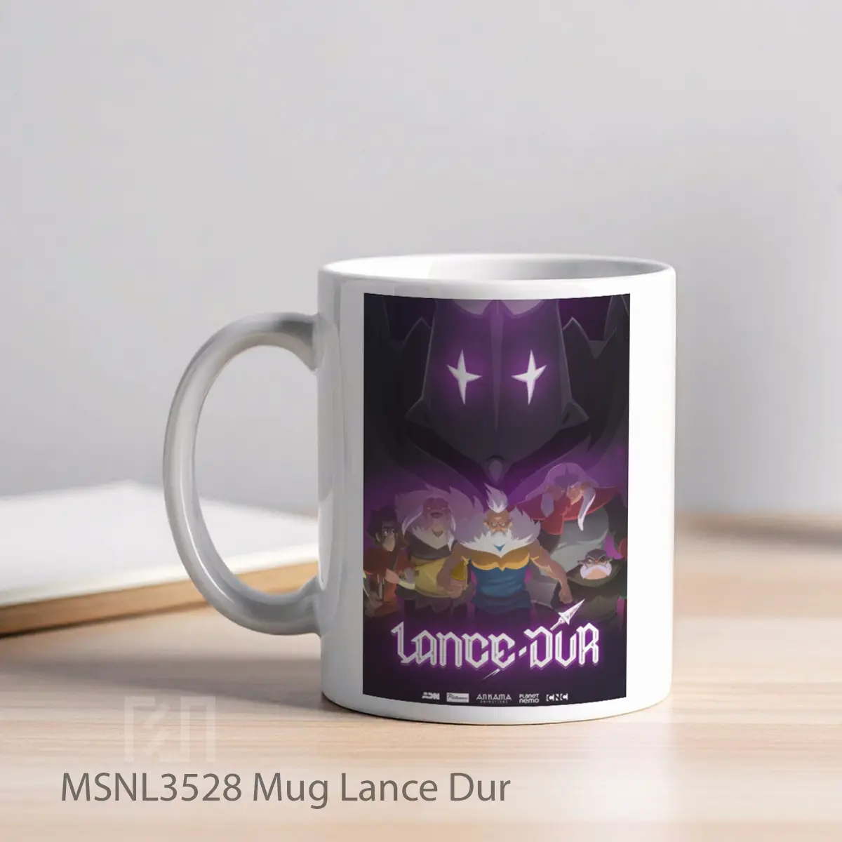 Mug Lance Dur Gelas Keramik Tema Film MSNL3528 - Tampak Kiri