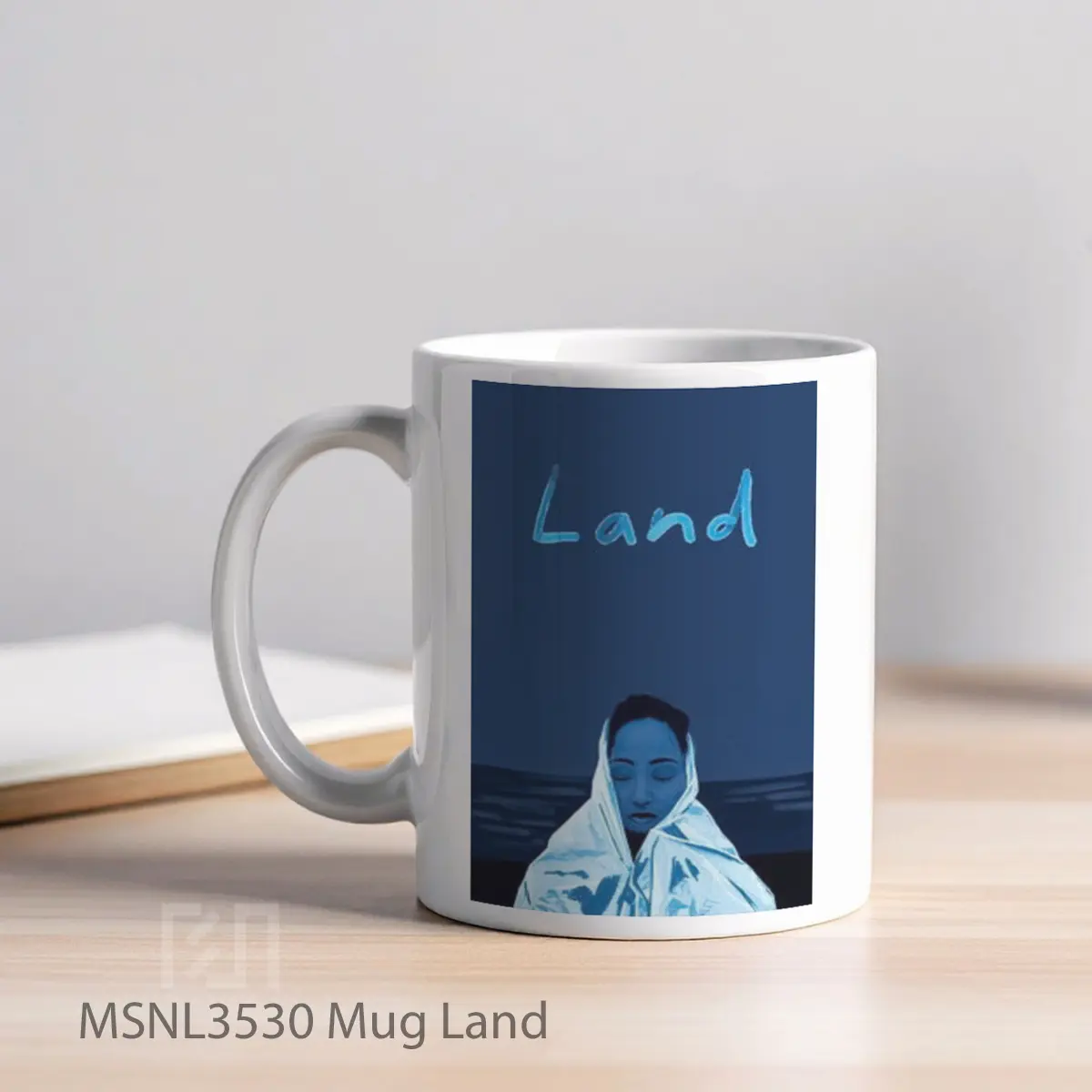 Mug Land Gelas Keramik Tema Film MSNL3530 - Tampak Kiri