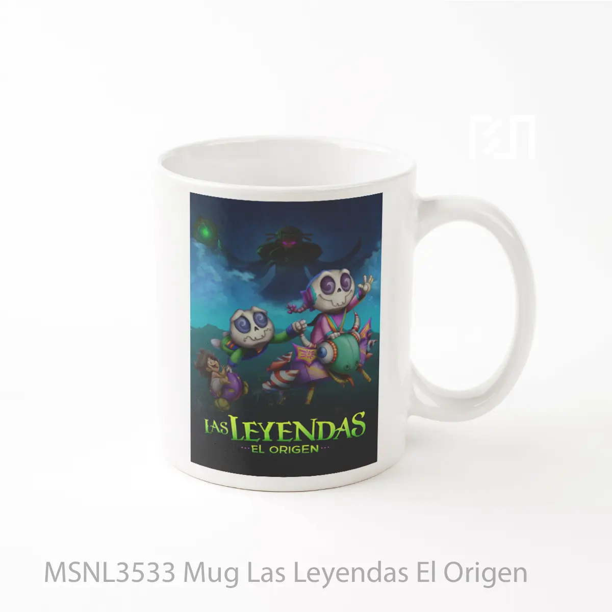 Mug Las Leyendas El Origen Gelas Keramik Tema Film MSNL3533