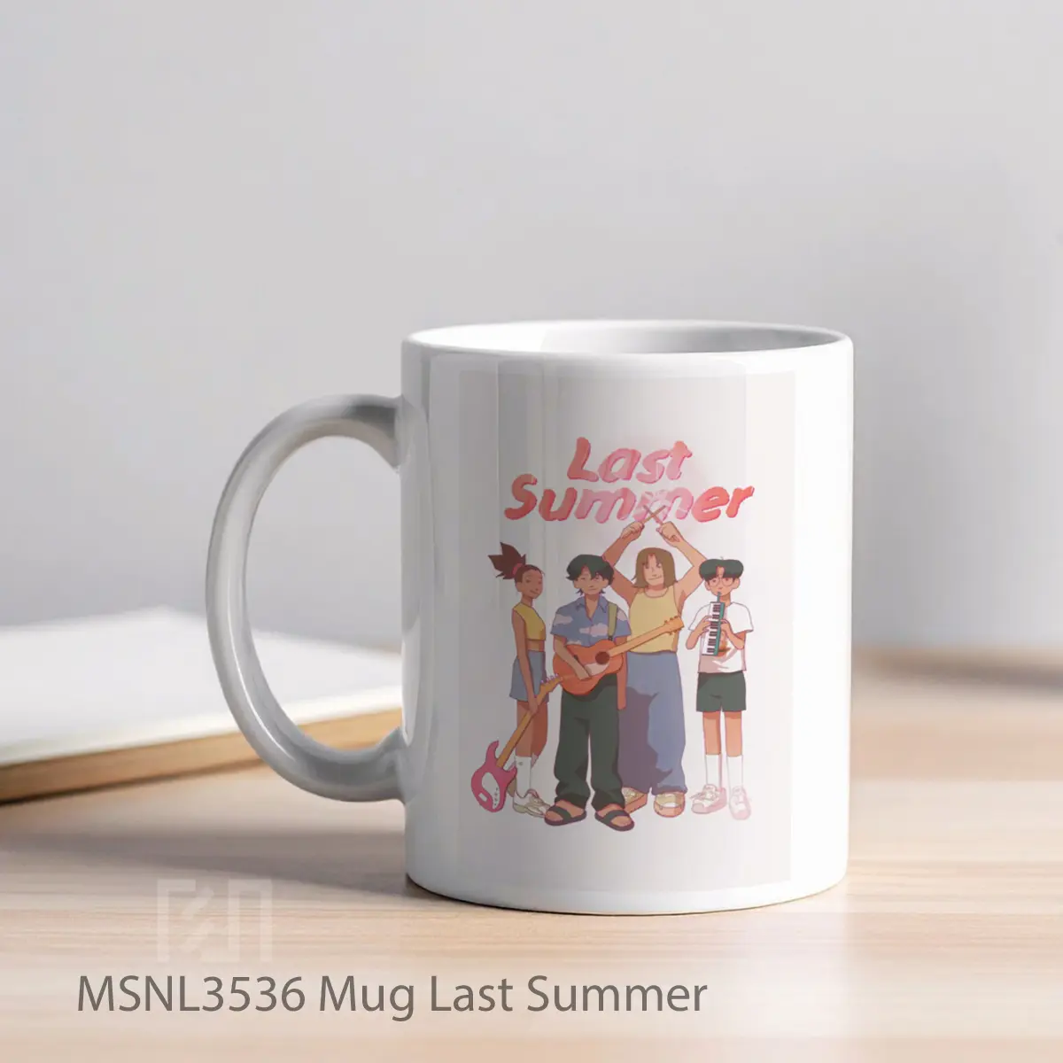 Mug Last Summer Gelas Keramik Tema Film MSNL3536 - Tampak Kiri