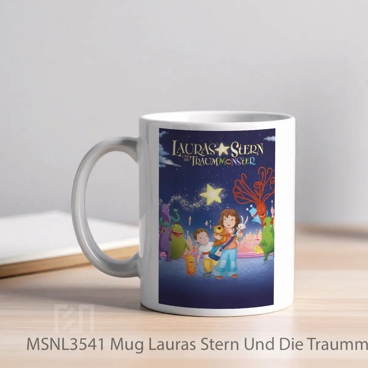 Mug Lauras Stern Und Die Traummonster Gelas Keramik Tema Film MSNL3541 - Tampak Kiri