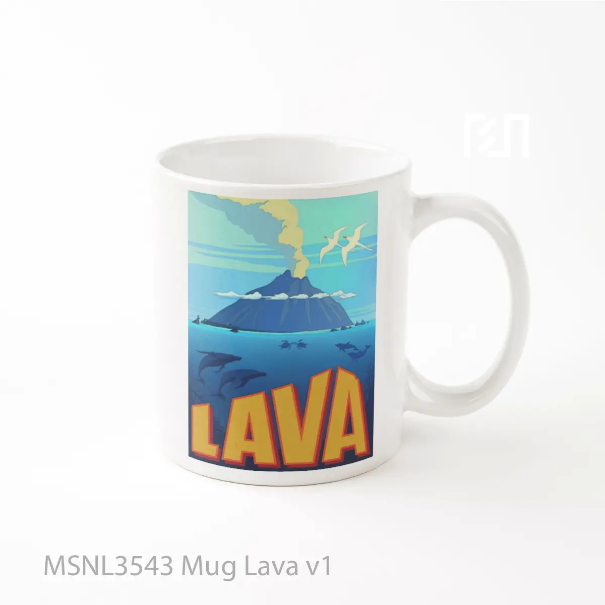 Mug Lava V1 Gelas Keramik Tema Film MSNL3543