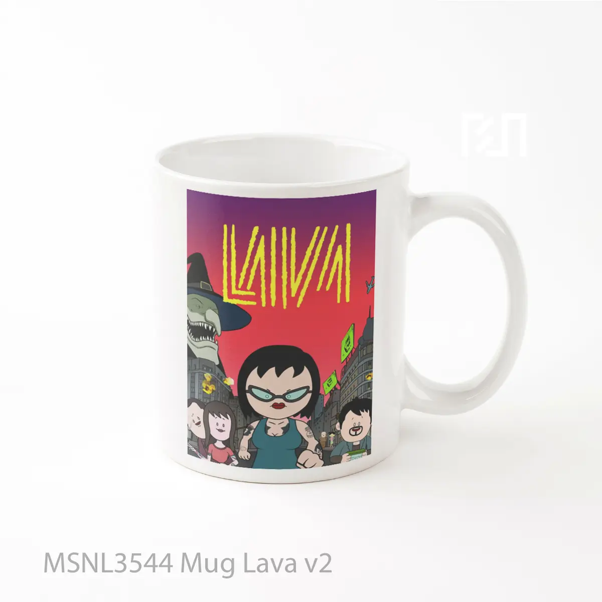 Mug Lava V2 Gelas Keramik Tema Film MSNL3544