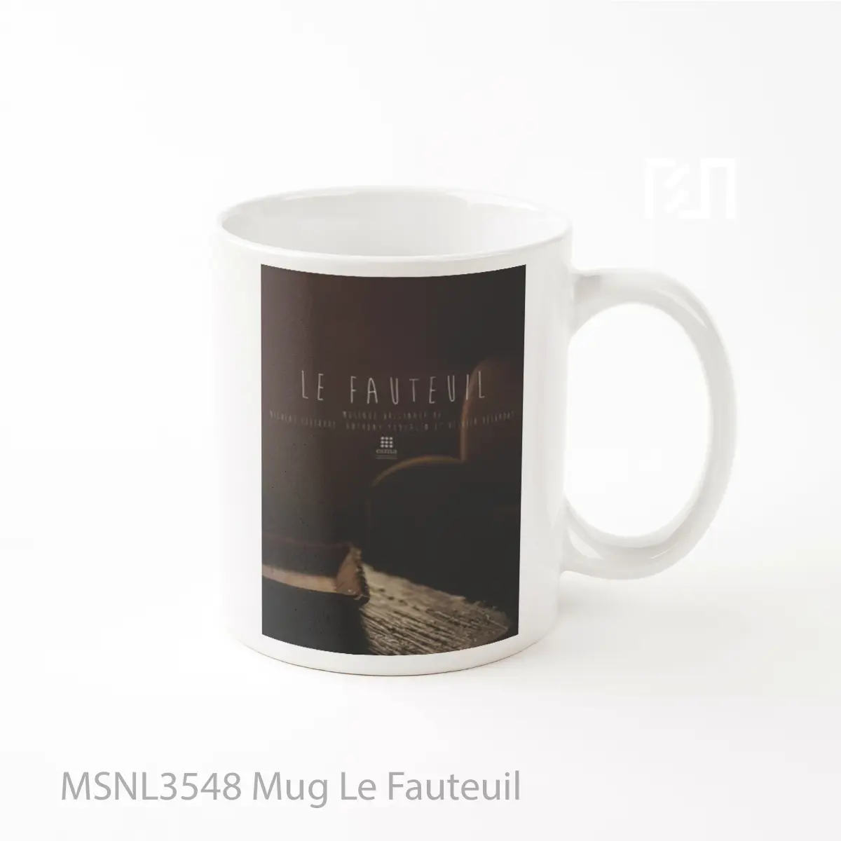 Mug Le Fauteuil Gelas Keramik Tema Film MSNL3548