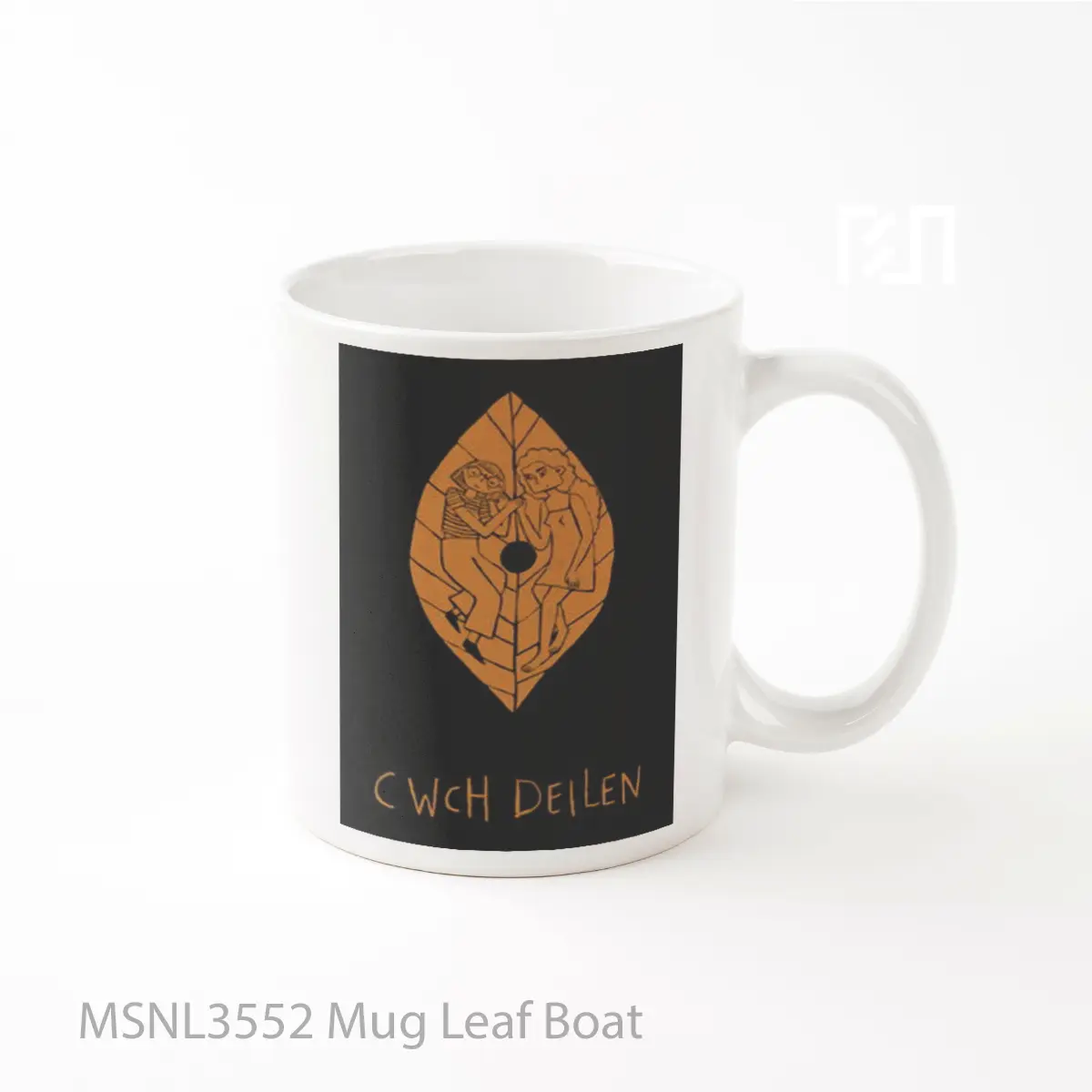Mug Leaf Boat Gelas Keramik Tema Film MSNL3552