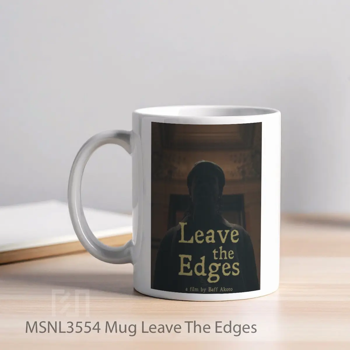 Mug Leave The Edges Gelas Keramik Tema Film MSNL3554 - Tampak Kiri