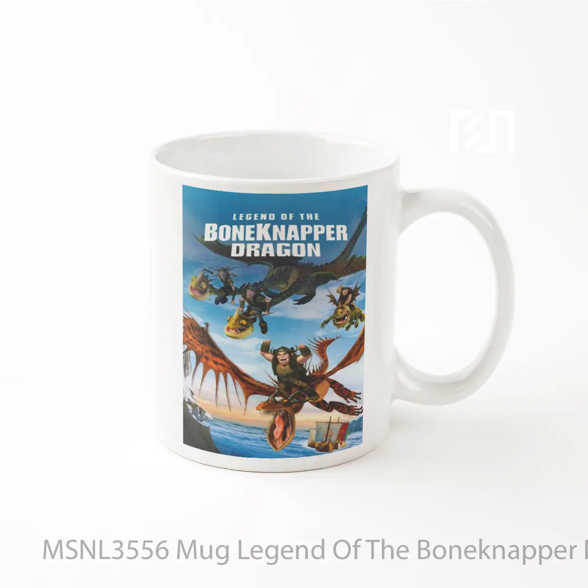 Mug Legend Of The Boneknapper Dragon Gelas Keramik Tema Film MSNL3556