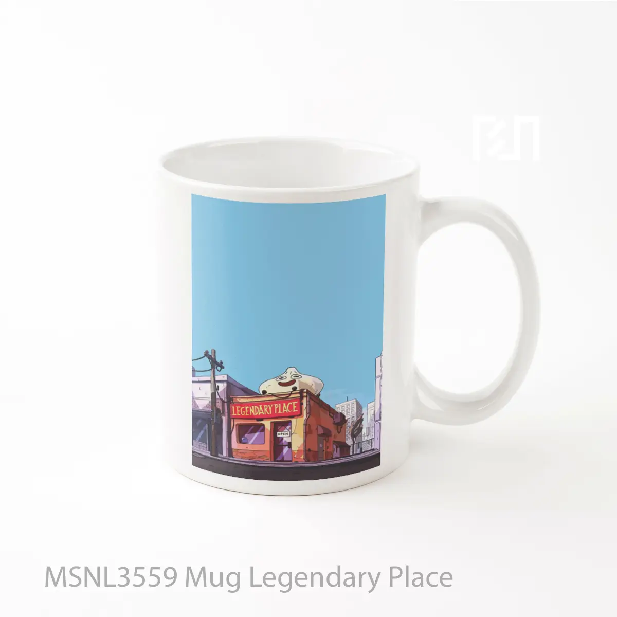 Mug Legendary Place Gelas Keramik Tema Film MSNL3559