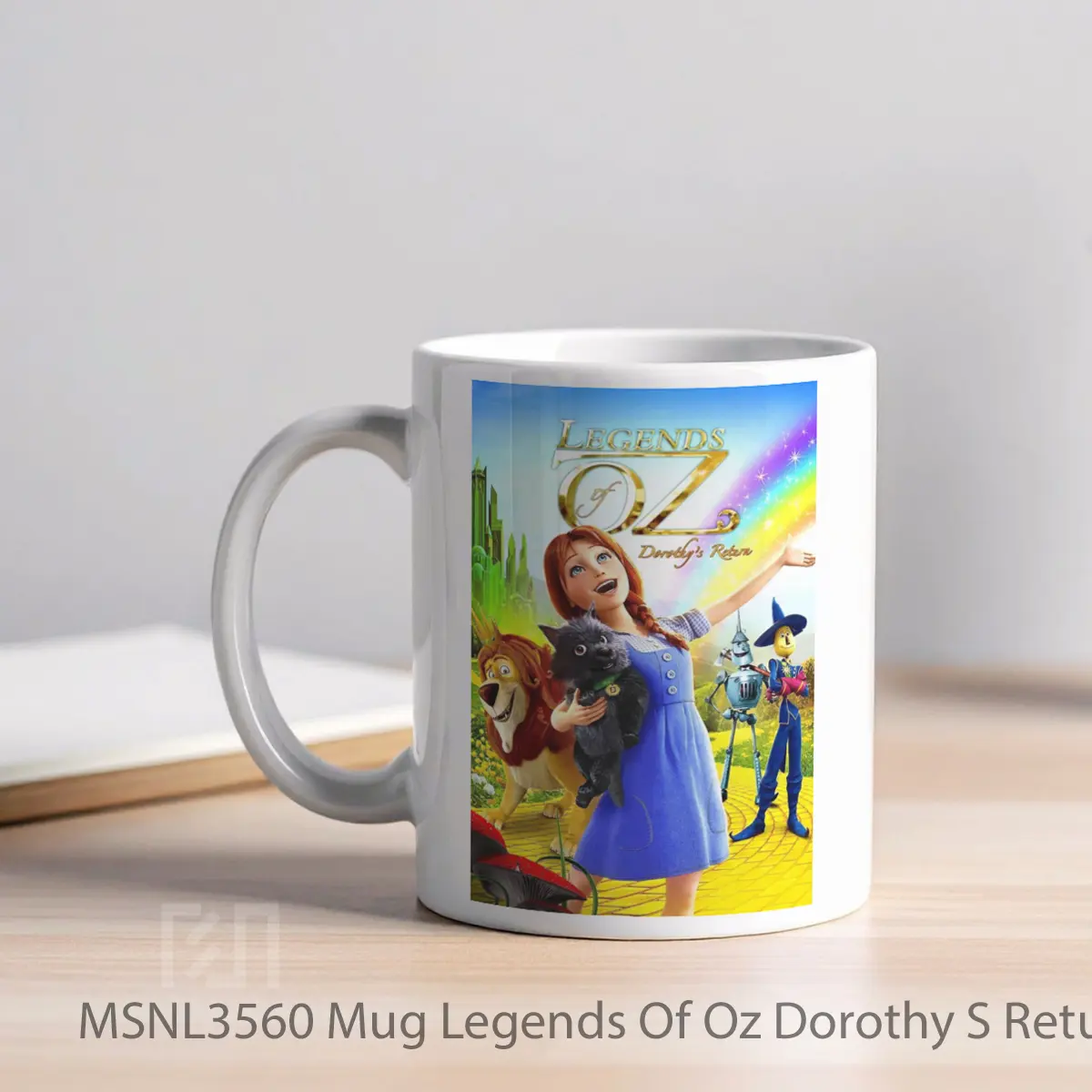Mug Legends Of Oz Dorothy S Return Gelas Keramik Tema Film MSNL3560 - Tampak Kiri