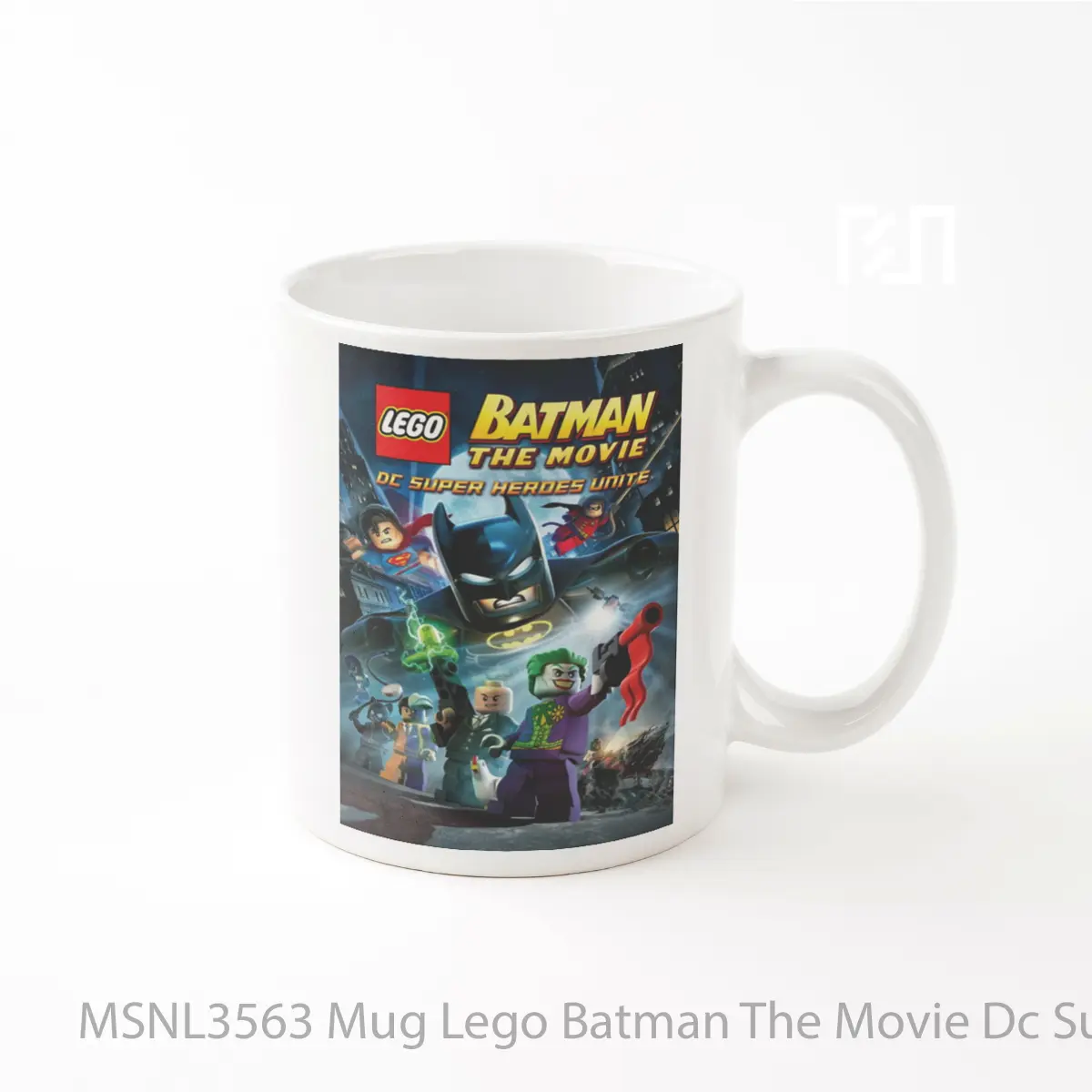 Mug Lego Batman The Movie Dc Super Heroes Unite Gelas Keramik Tema Film MSNL3563