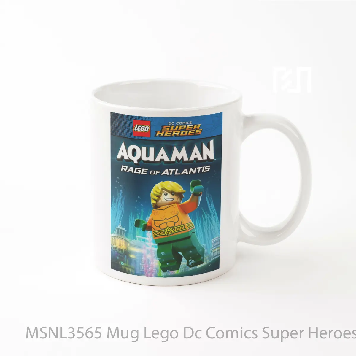 Mug Lego Dc Comics Super Heroes Aquaman Rage Of Atlantis Gelas Keramik Tema Film MSNL3565