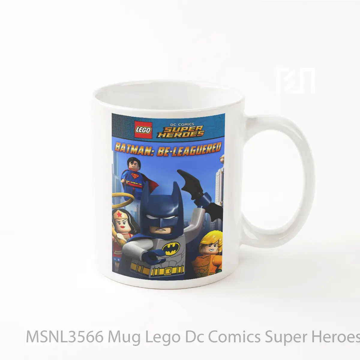 Mug Lego Dc Comics Super Heroes Batman Be Leaguered Gelas Keramik Tema Film MSNL3566