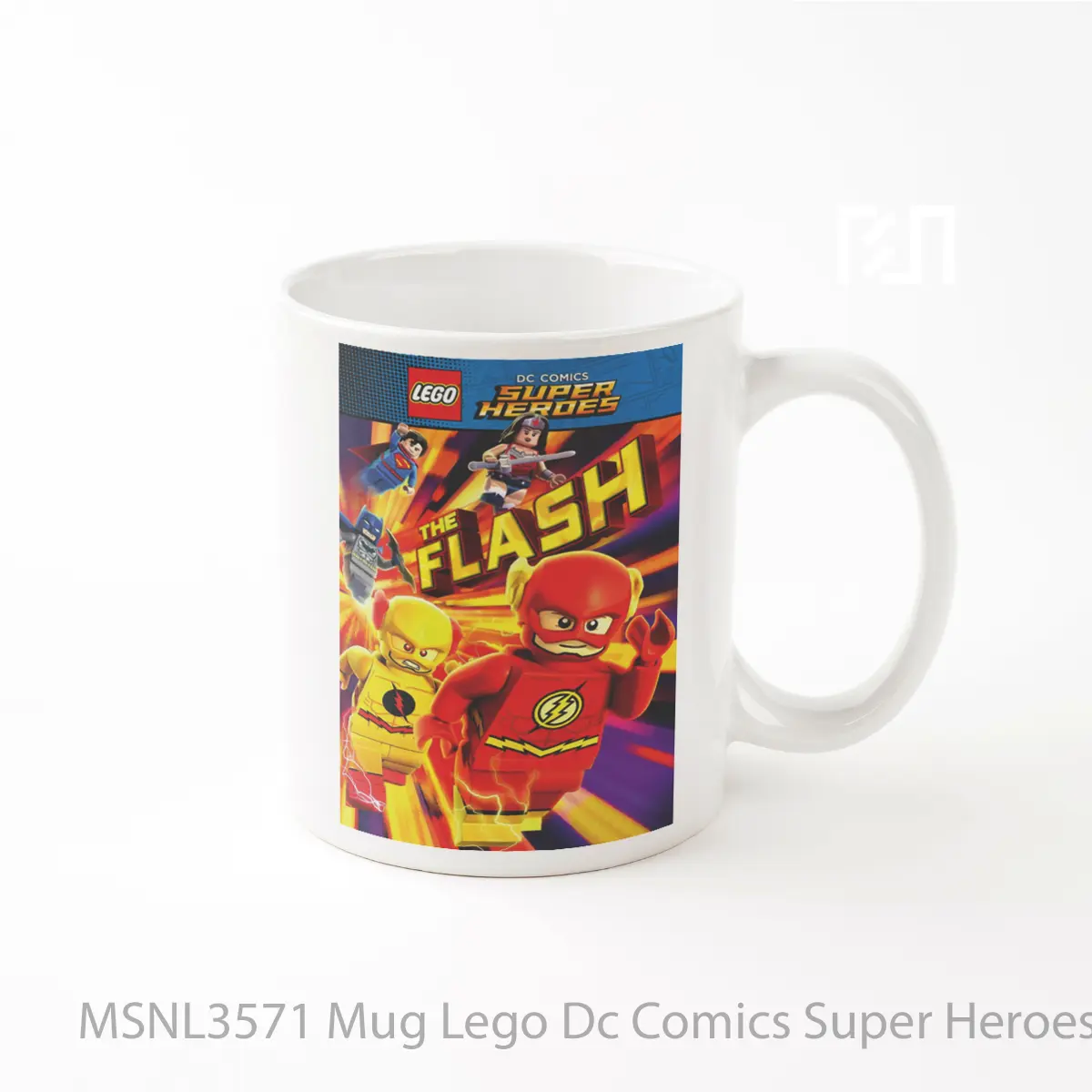 Mug Lego Dc Comics Super Heroes The Flash Gelas Keramik Tema Film MSNL3571