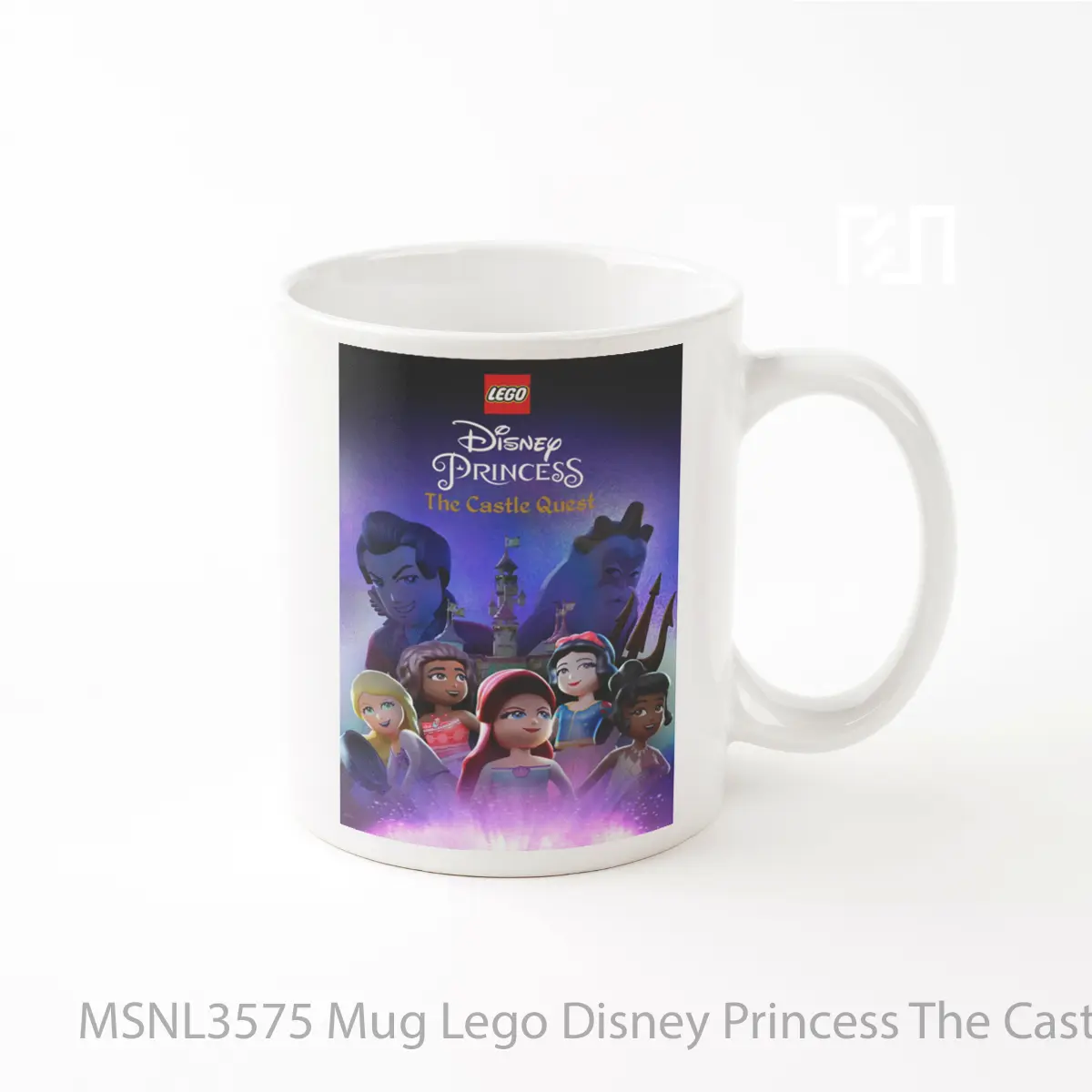 Mug Lego Disney Princess The Castle Quest Gelas Keramik Tema Film MSNL3575