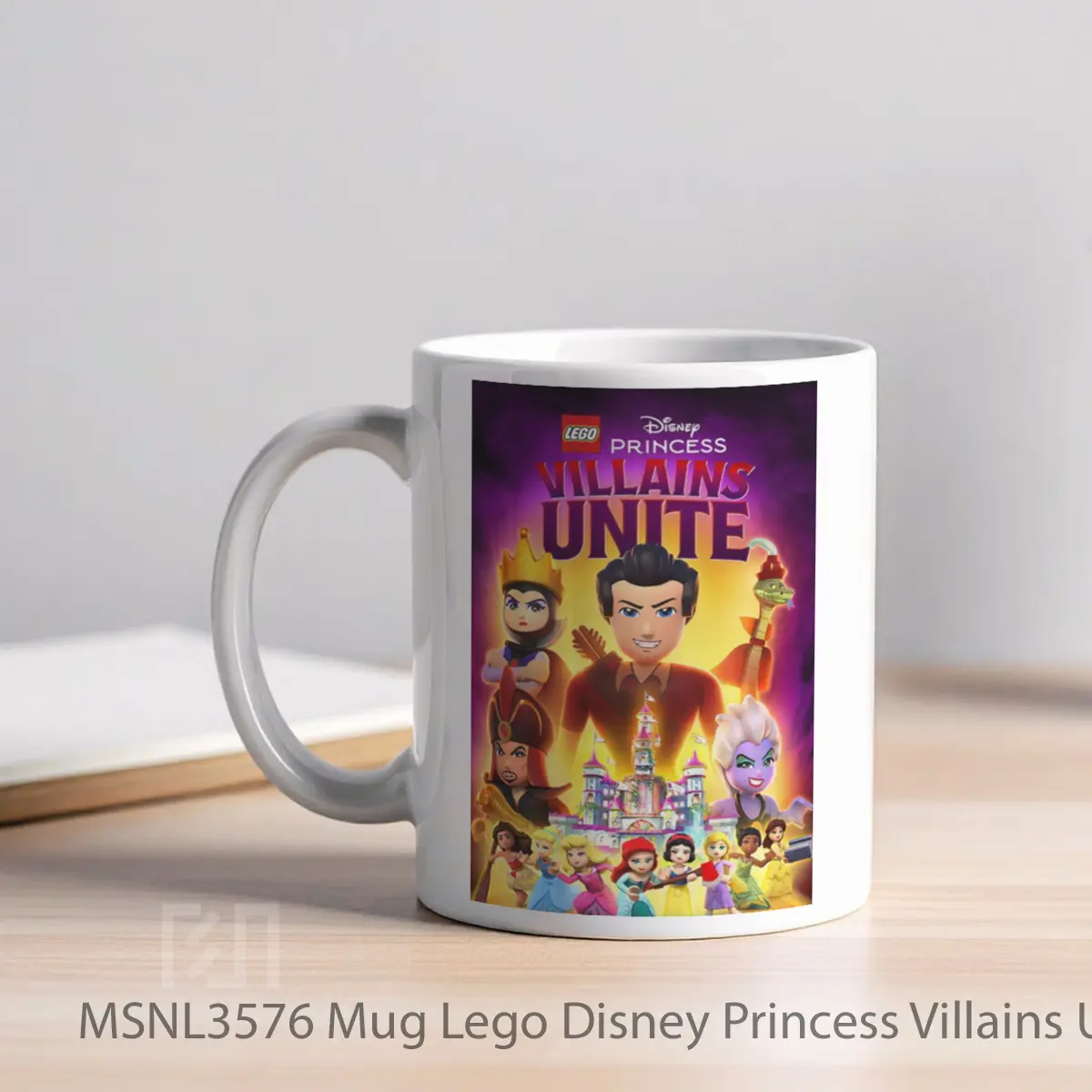 Mug Lego Disney Princess Villains Unite Gelas Keramik Tema Film MSNL3576 - Tampak Kiri
