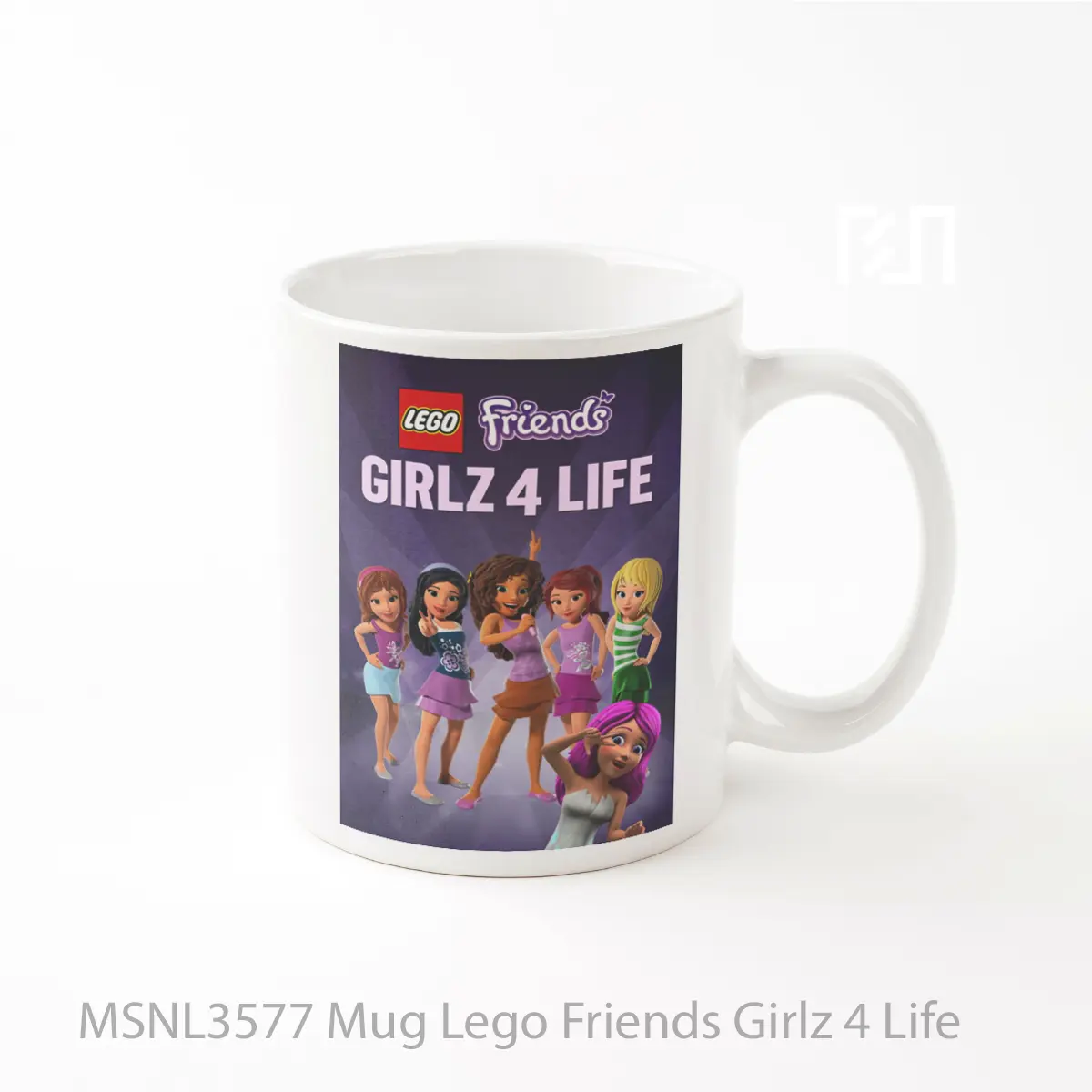 Mug Lego Friends Girlz 4 Life Gelas Keramik Tema Film MSNL3577