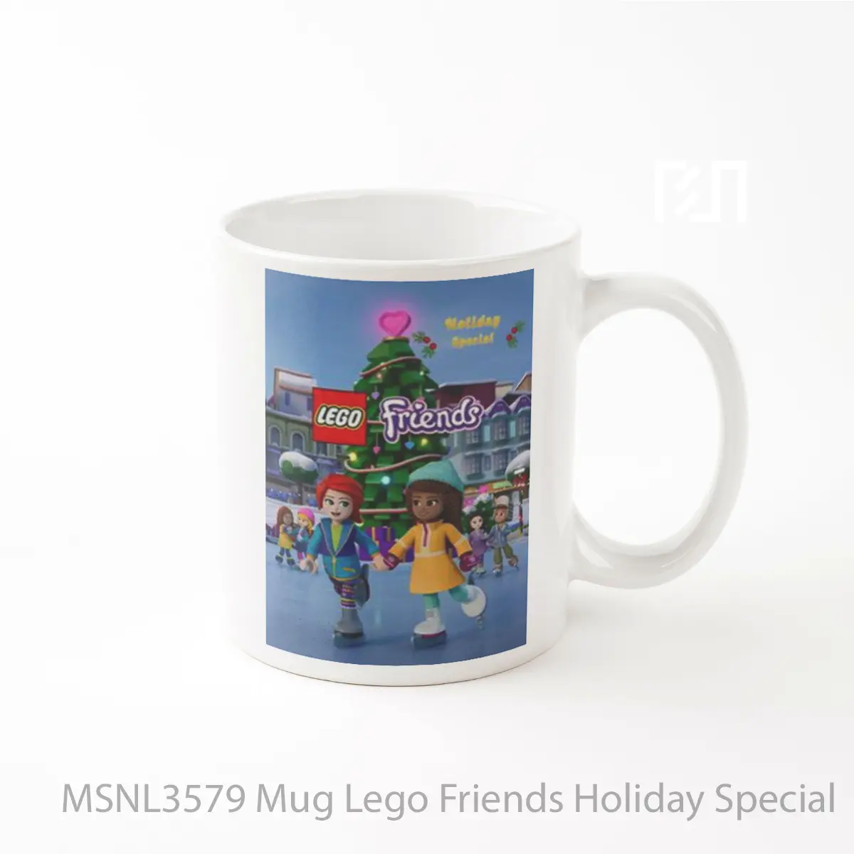 Mug Lego Friends Holiday Special Gelas Keramik Tema Film MSNL3579