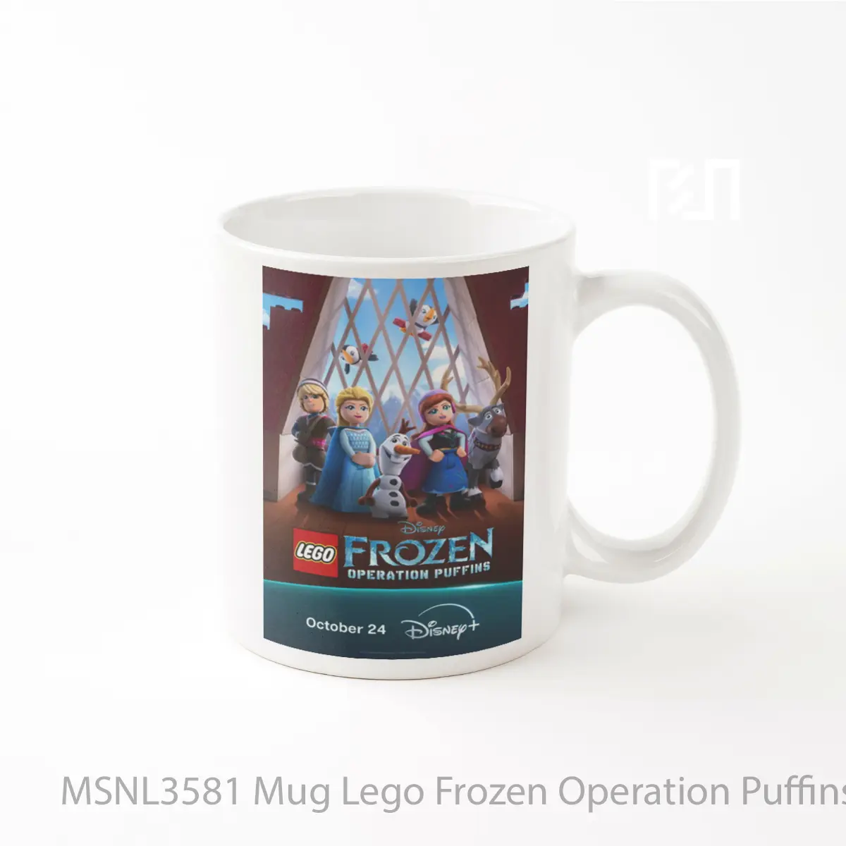 Mug Lego Frozen Operation Puffins Gelas Keramik Tema Film MSNL3581