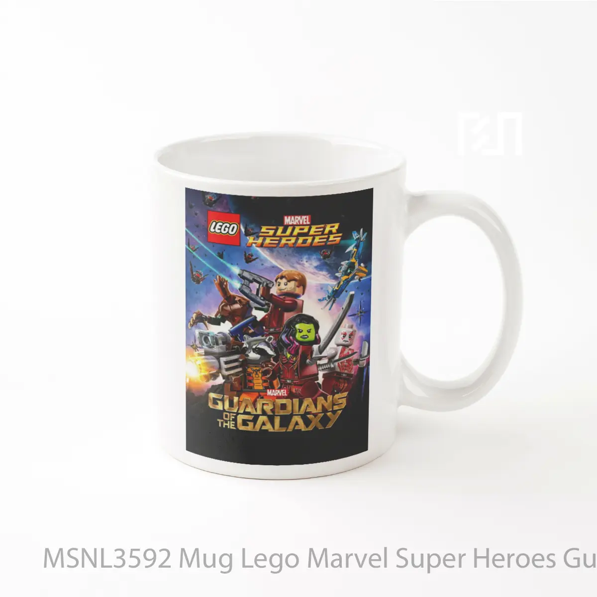 Mug Lego Marvel Super Heroes Guardians Of The Galaxy The Thanos Threat Gelas Keramik Tema Film MSNL3592