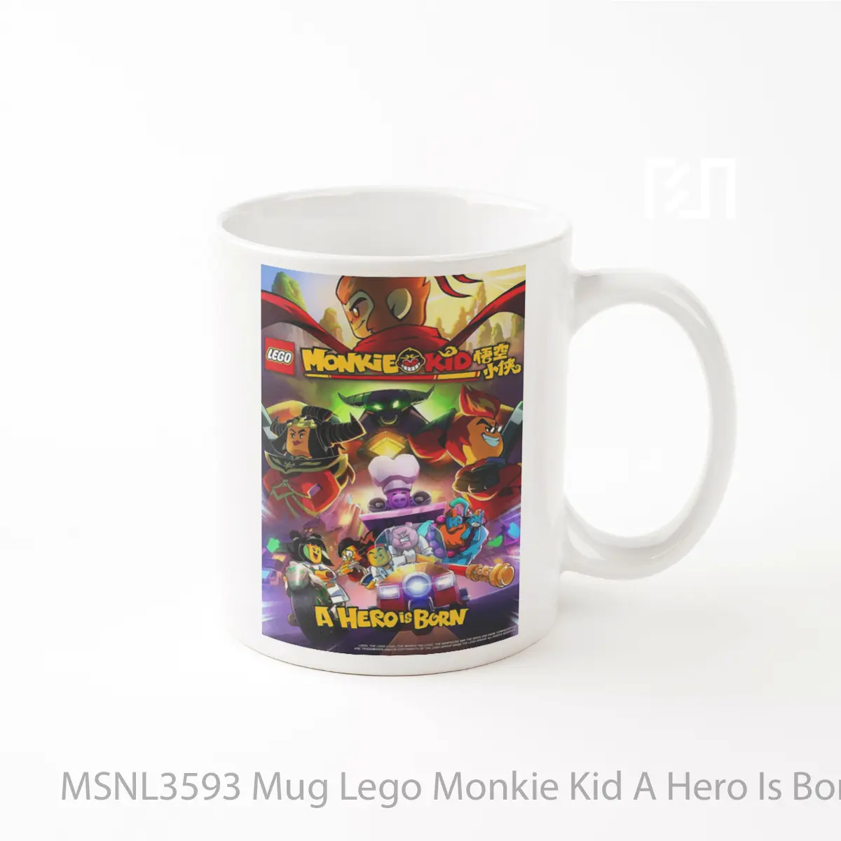 Mug Lego Monkie Kid A Hero Is Born Gelas Keramik Tema Film MSNL3593
